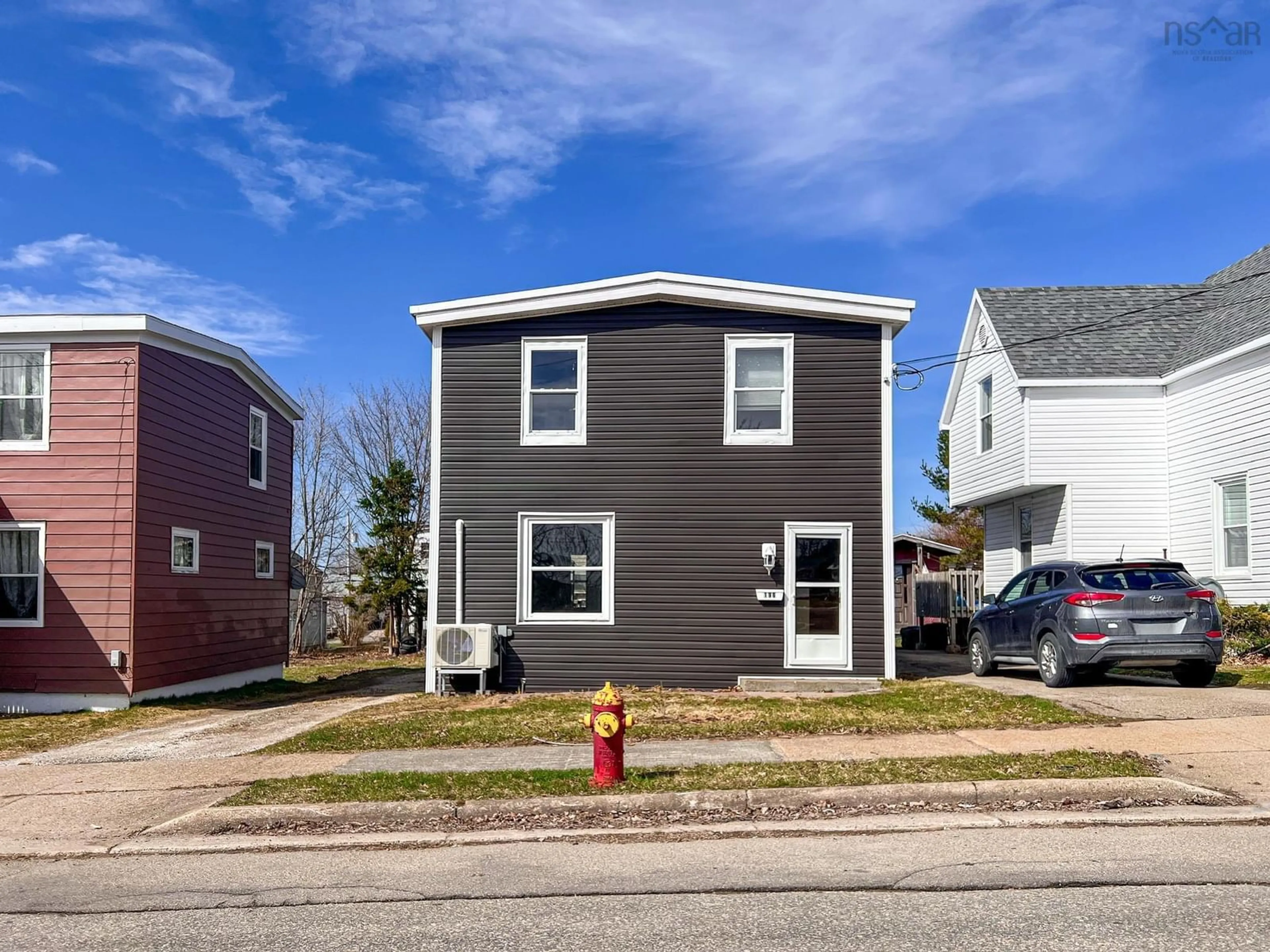 Home with vinyl exterior material, street for 196 Gatacre St, Sydney Nova Scotia B1N 1Z2