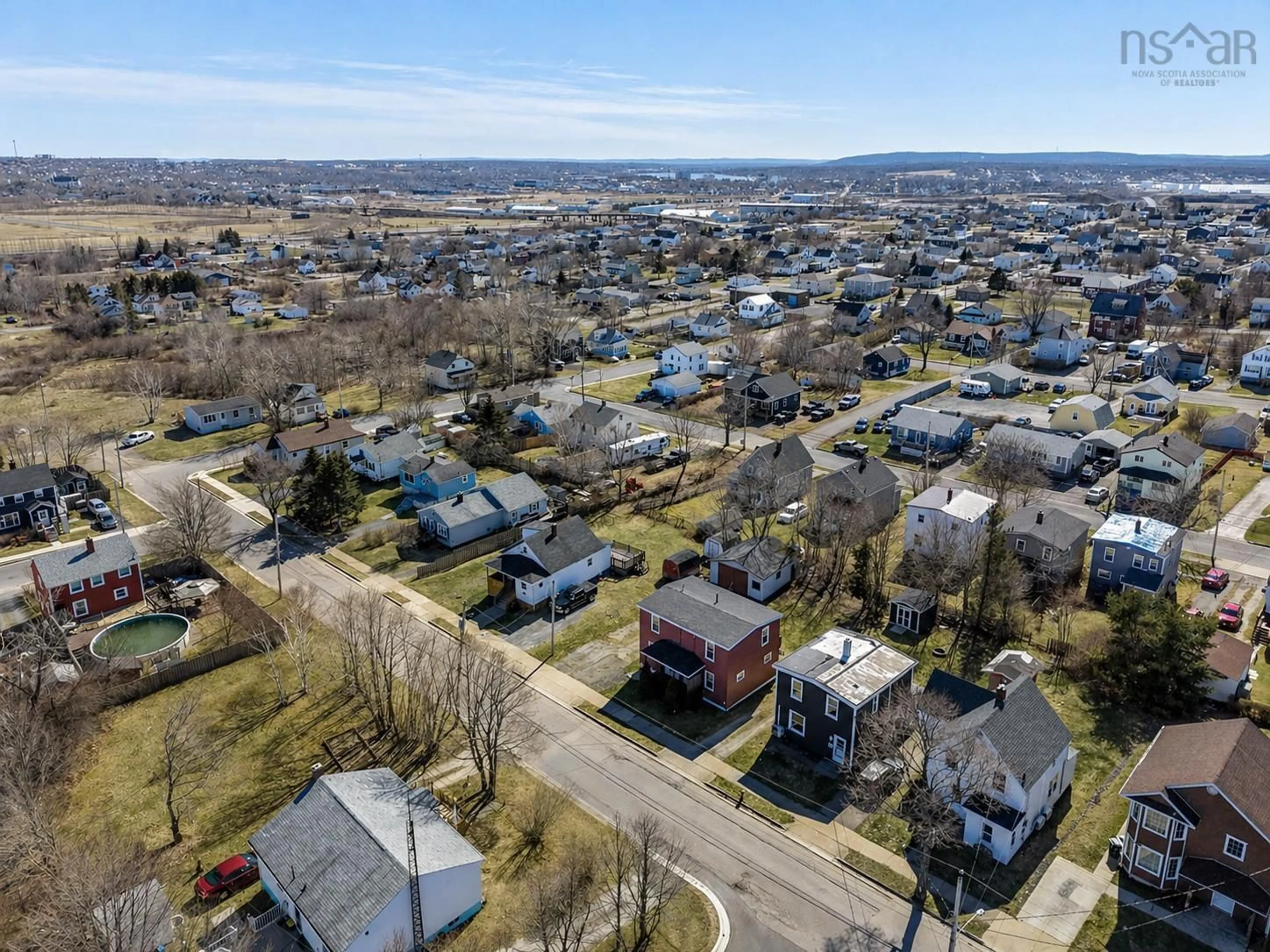 A pic from outside/outdoor area/front of a property/back of a property/a pic from drone, street for 196 Gatacre St, Sydney Nova Scotia B1N 1Z2