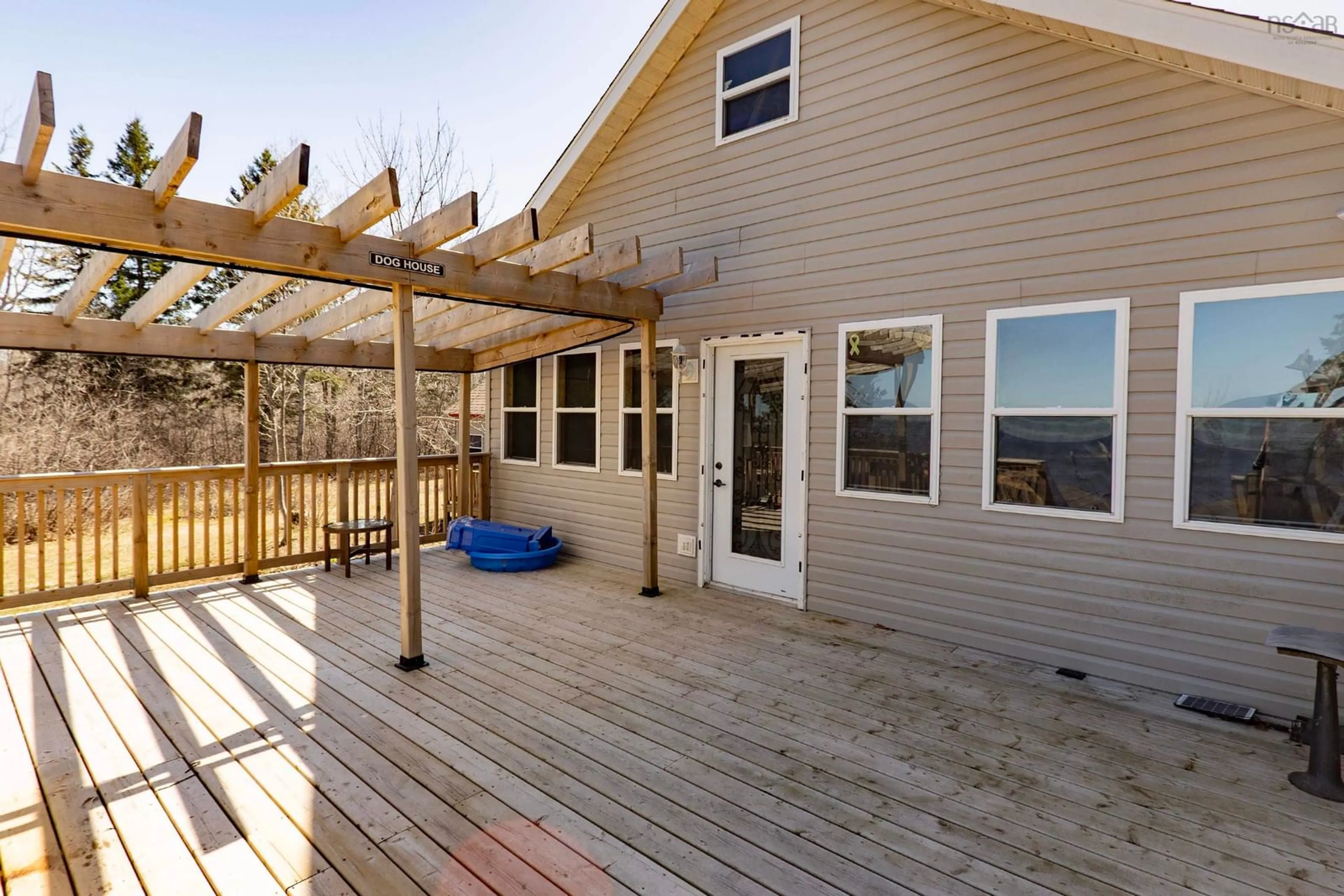 Patio, water/lake/river/ocean view for 134 Tidnish Cove Lane, Tidnish Cross Roads Nova Scotia B4H 3X9