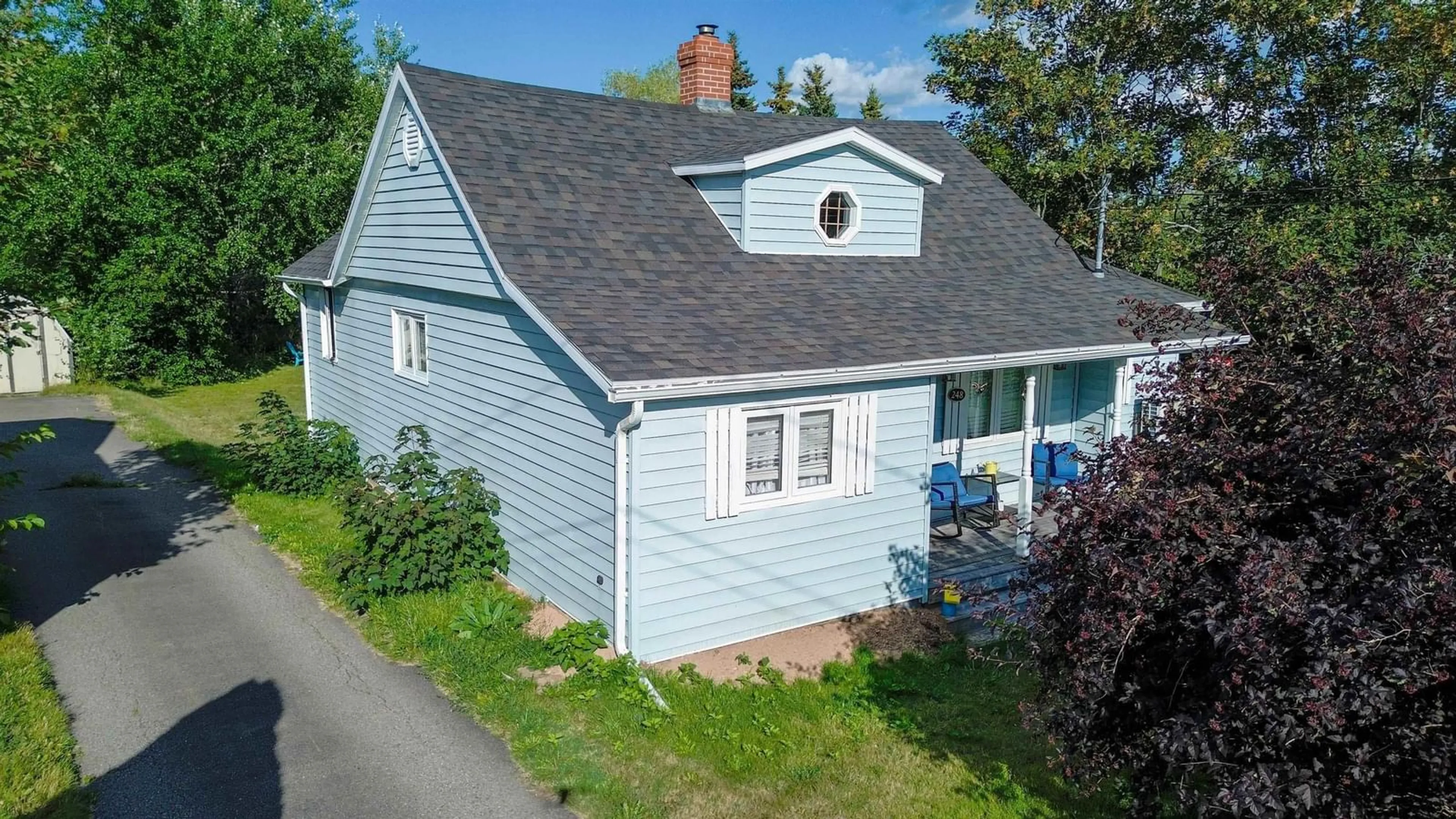 A pic from outside/outdoor area/front of a property/back of a property/a pic from drone, street for 248 Main St, Florence Nova Scotia B1Y 1K7