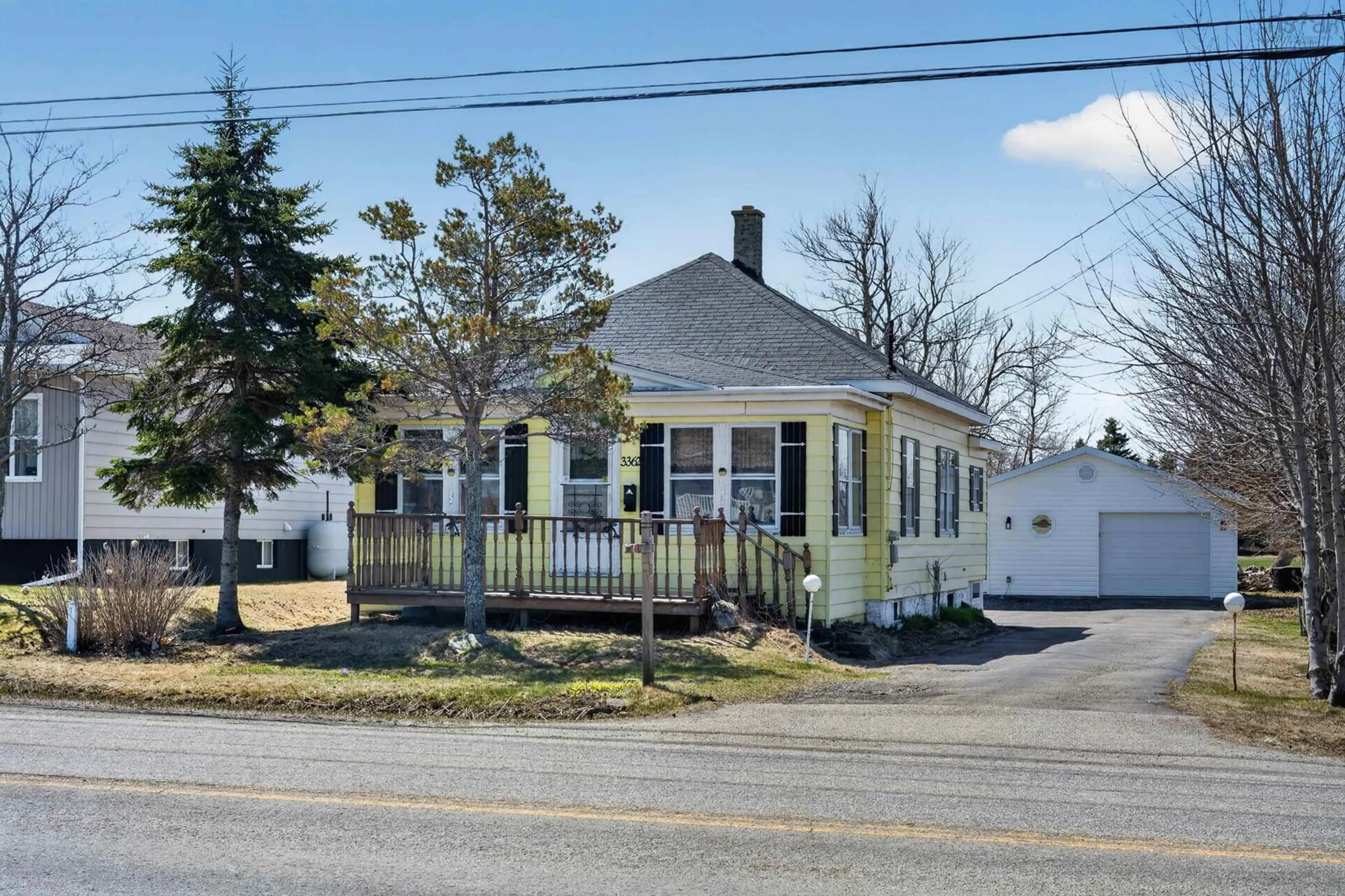 Home with vinyl exterior material, street for 3362 Emerald St, River Ryan Nova Scotia B1H 1H6