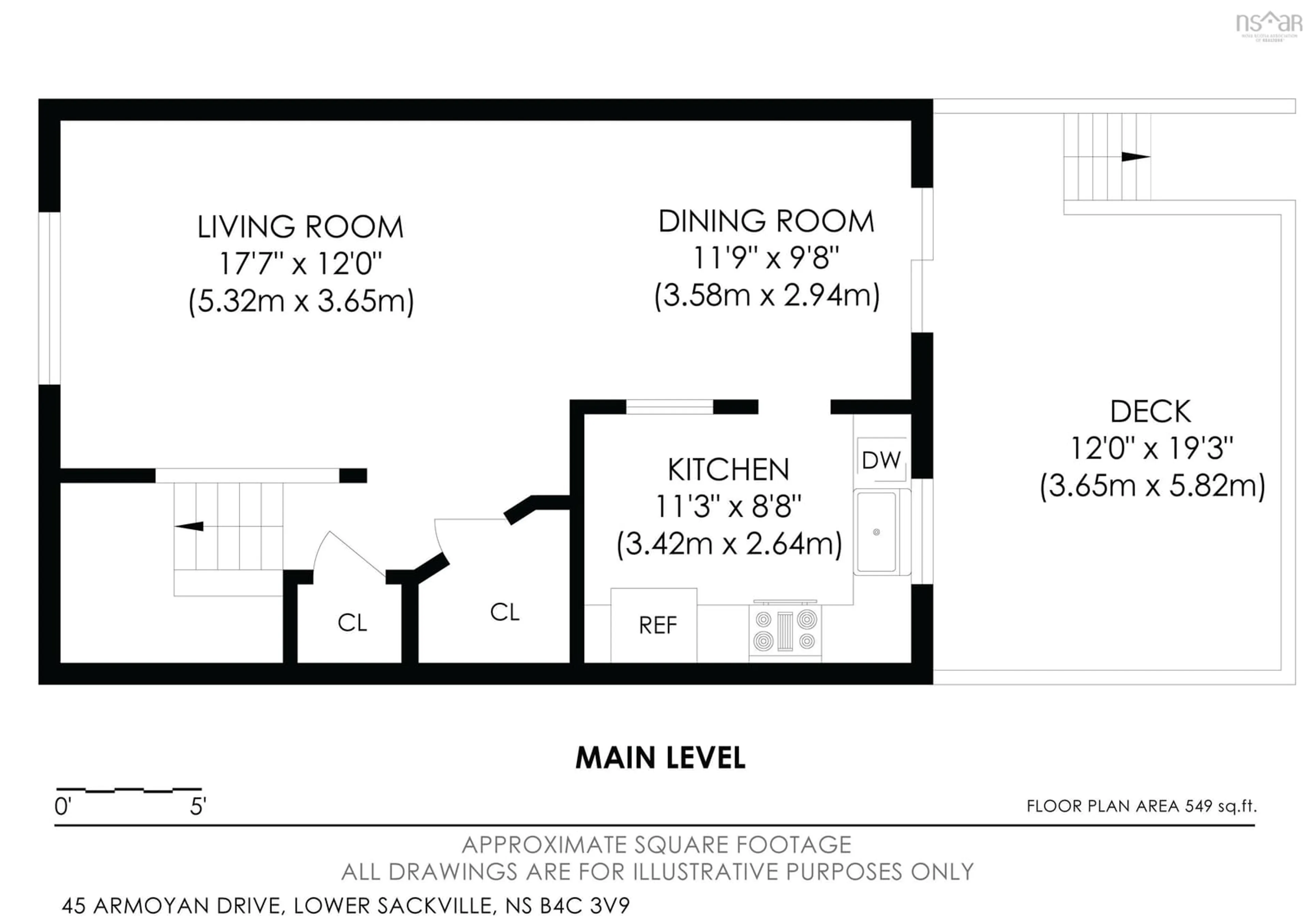 Floor plan for 45 Armoyan Dr, Lower Sackville Nova Scotia B4C 3V9