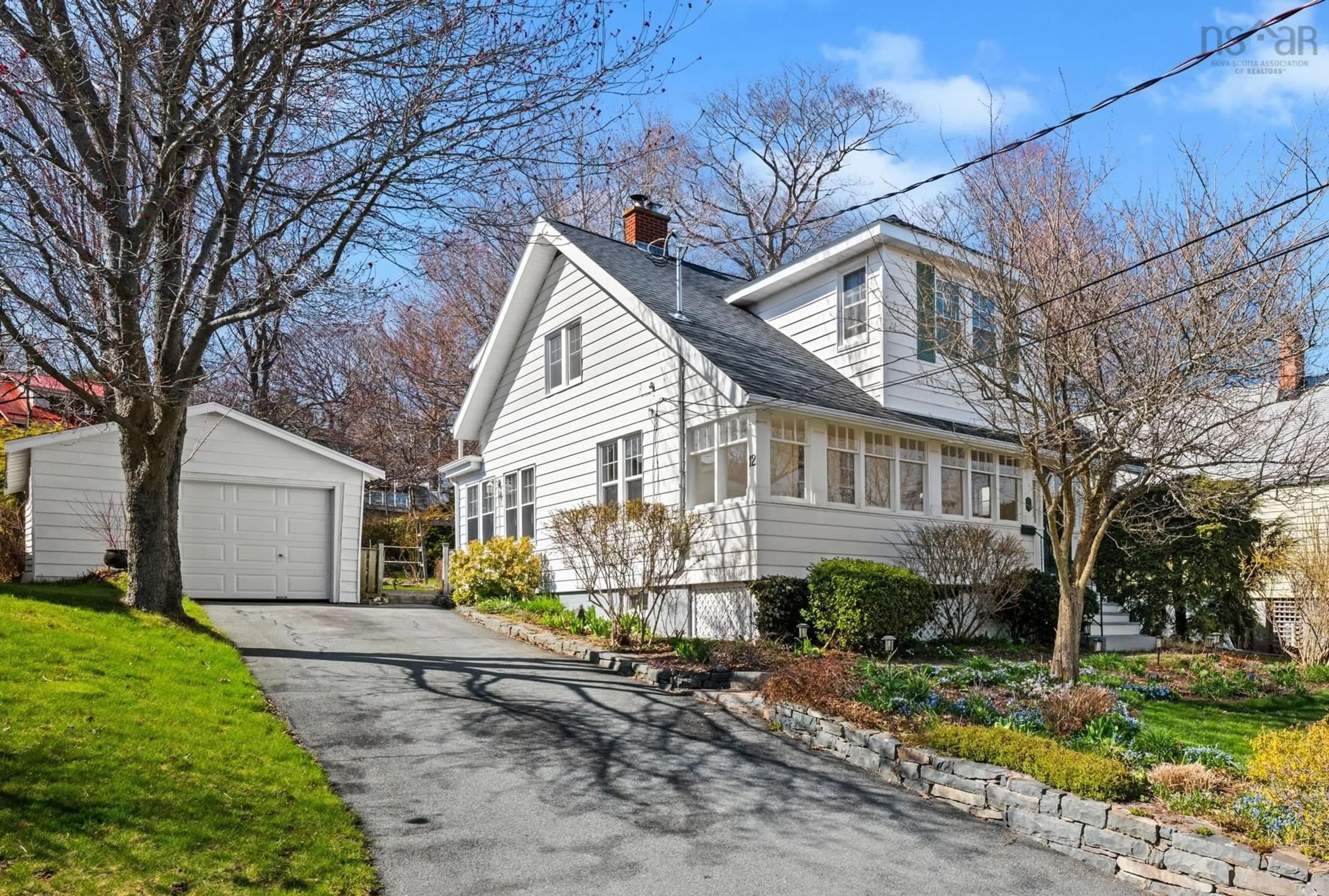 Home with vinyl exterior material, street for 12 Banook Ave, Dartmouth Nova Scotia B3A 2L4