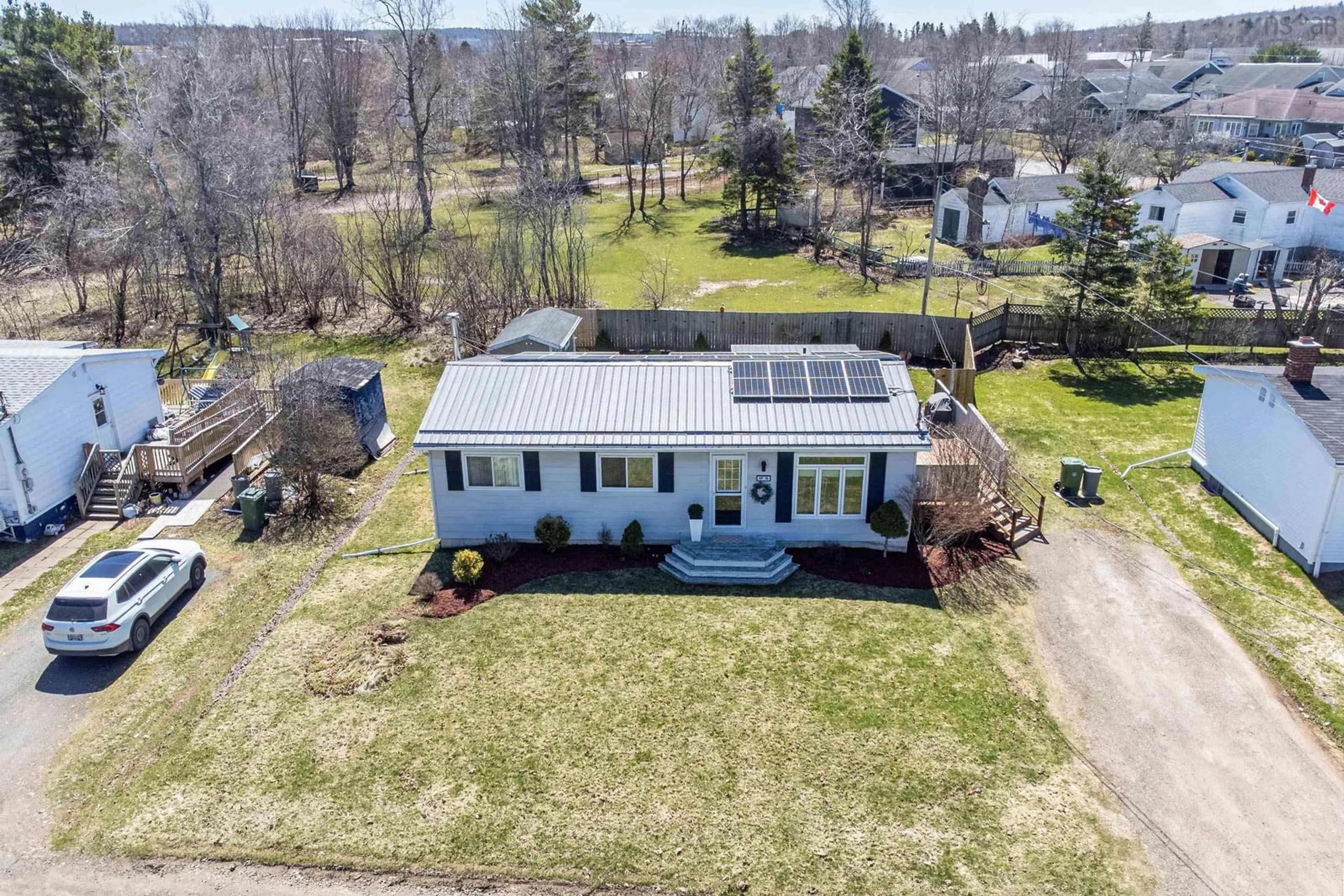 A pic from outside/outdoor area/front of a property/back of a property/a pic from drone, water/lake/river/ocean view for 16 Robertson Cres, Truro Nova Scotia B2N 5P6