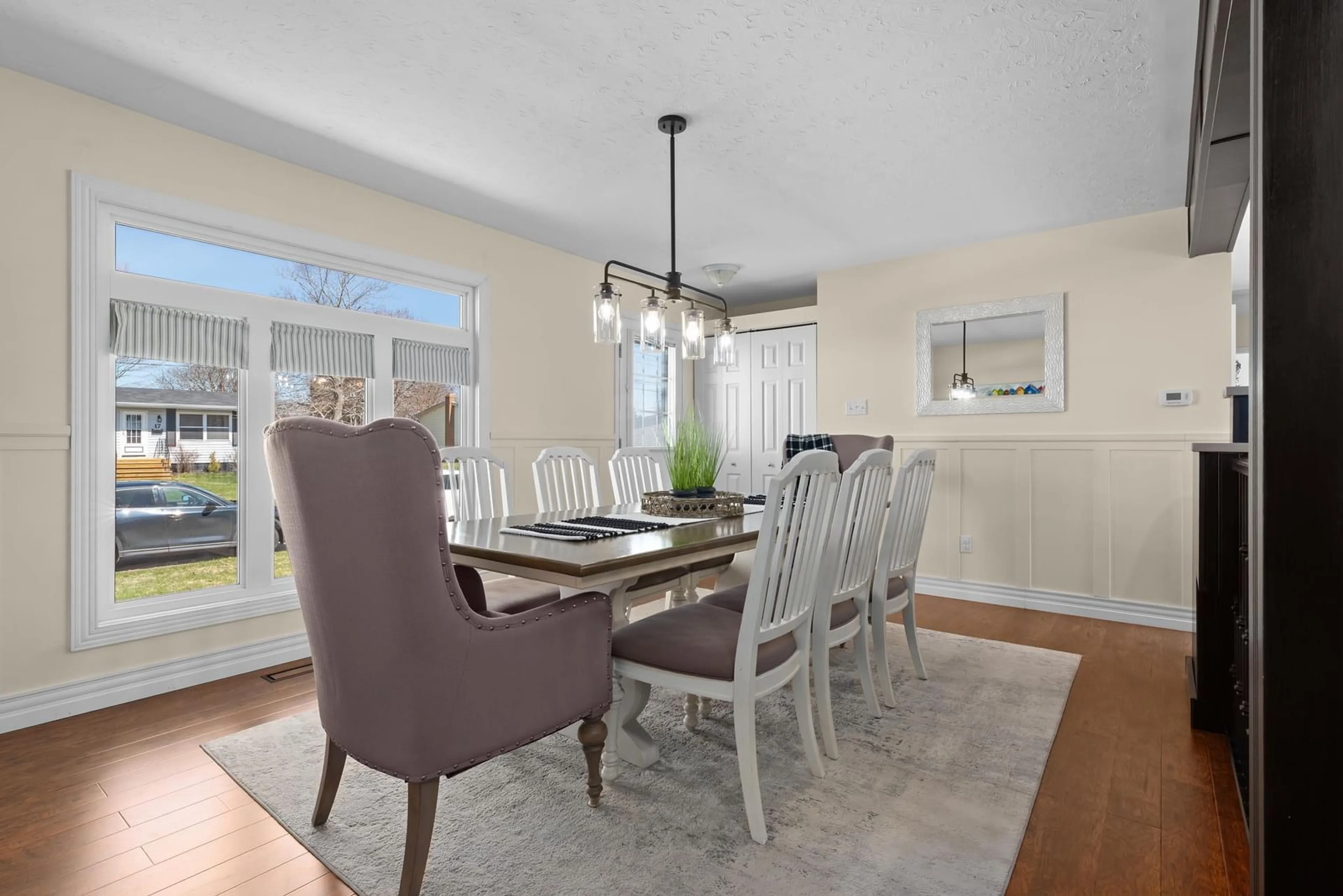 Dining room, wood/laminate floor for 16 Robertson Cres, Truro Nova Scotia B2N 5P6