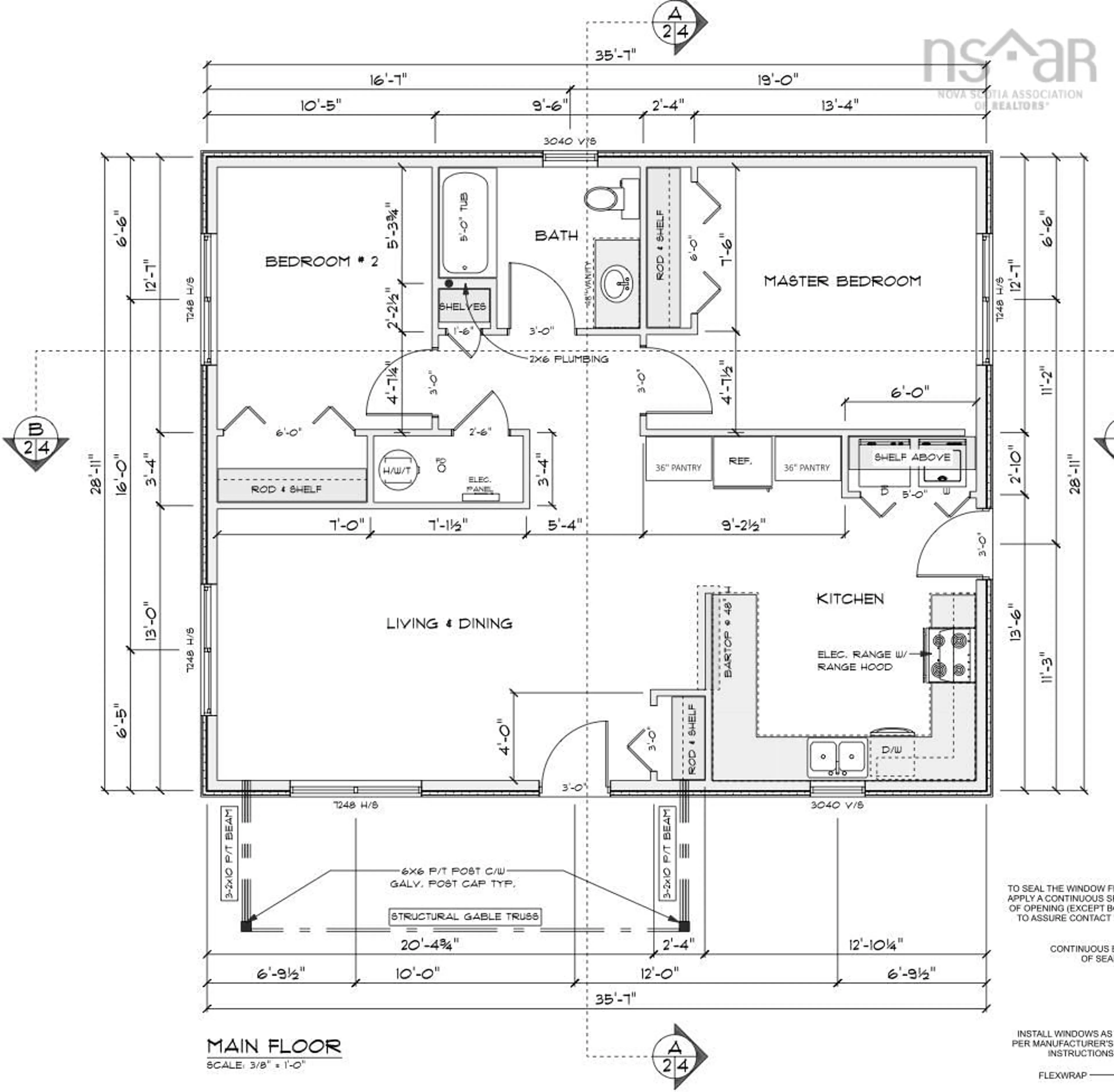Floor plan for Wild Rose Dr #Lot 24, East Mountain Nova Scotia B6L 2Y4
