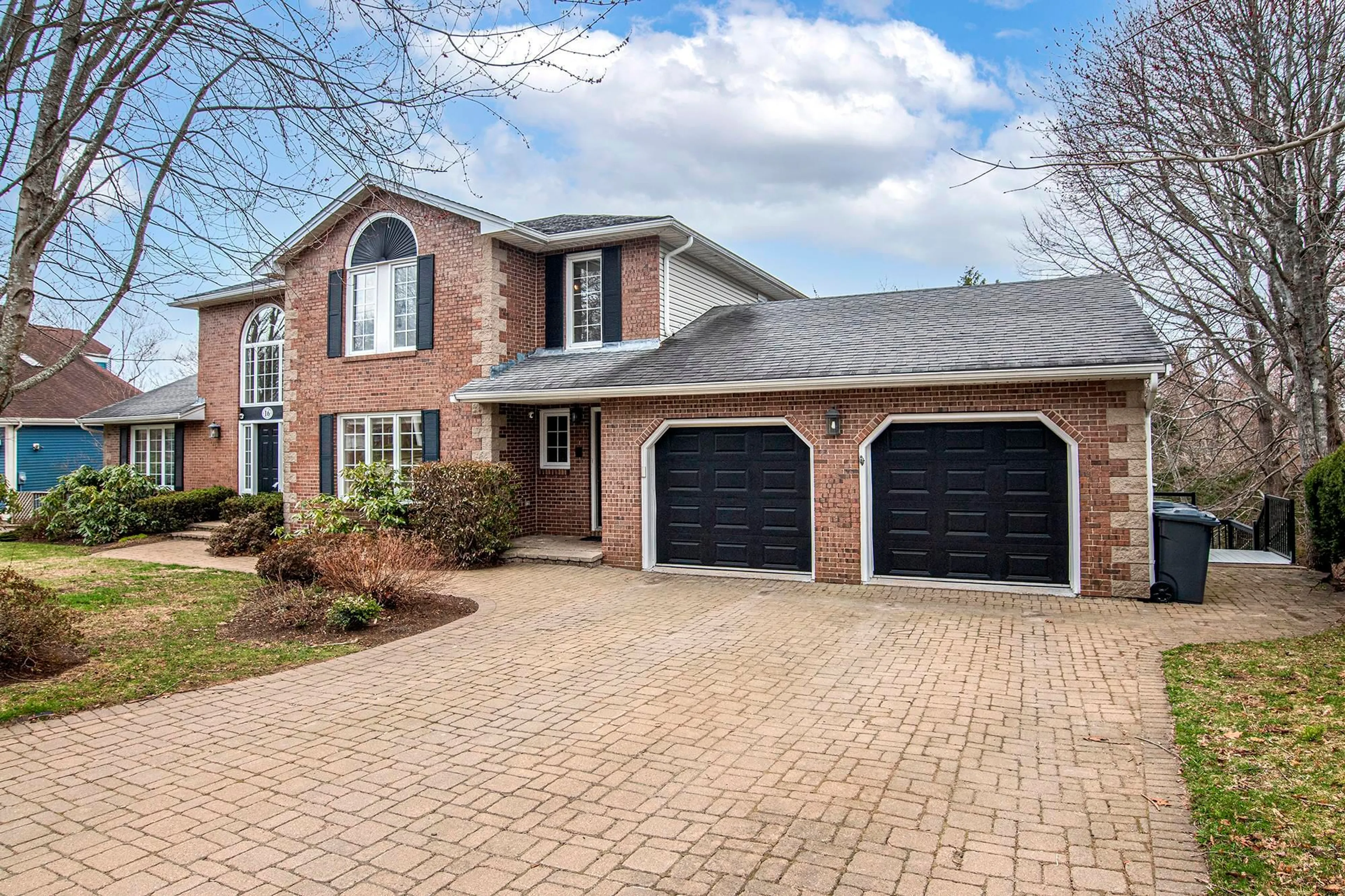Home with brick exterior material, street for 16 Armoyan Crt, Bedford Nova Scotia B4A 3L5