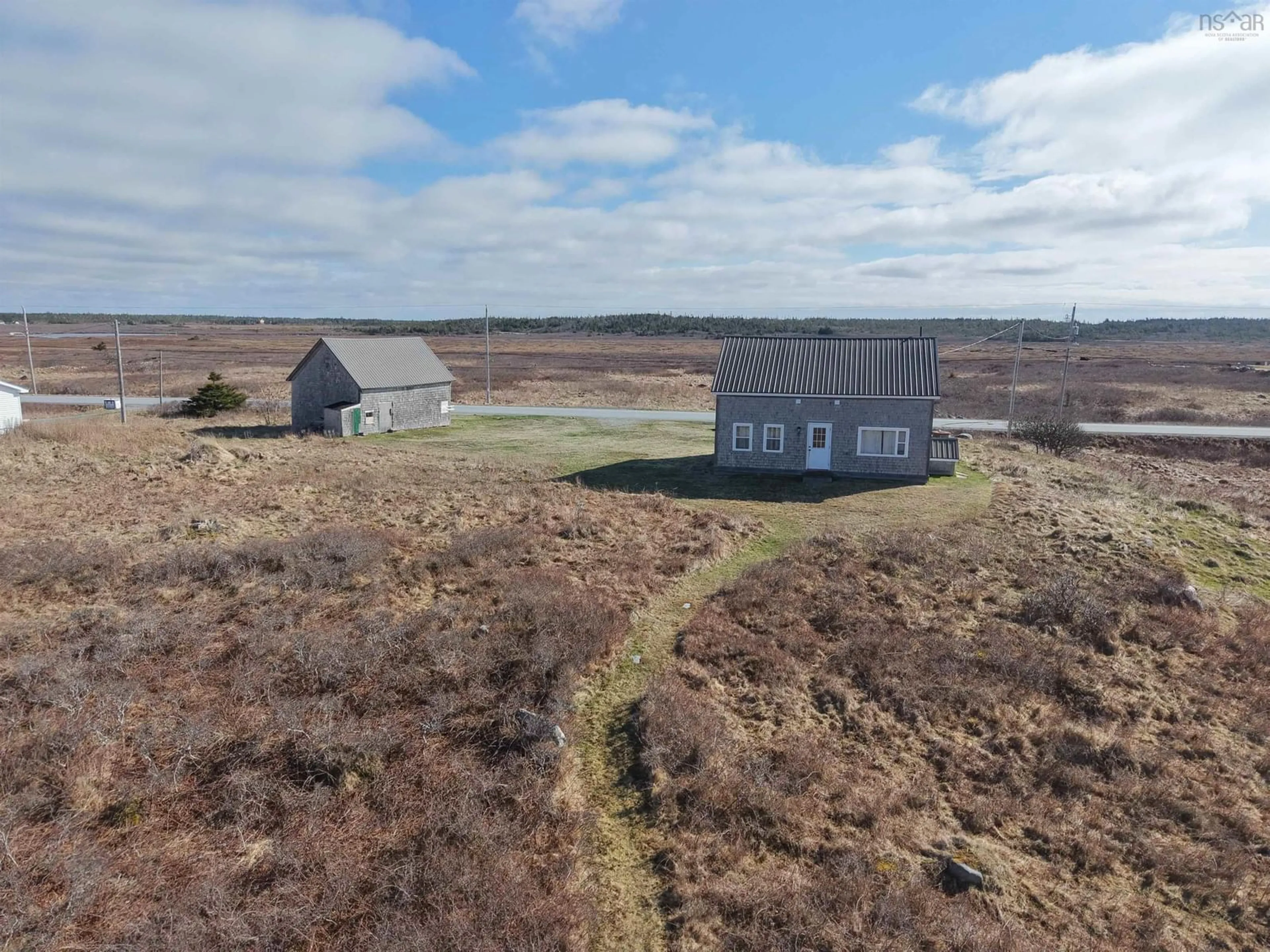 A pic from outside/outdoor area/front of a property/back of a property/a pic from drone, building for 514 Baccaro Rd, West Baccaro Nova Scotia B0W 1E0