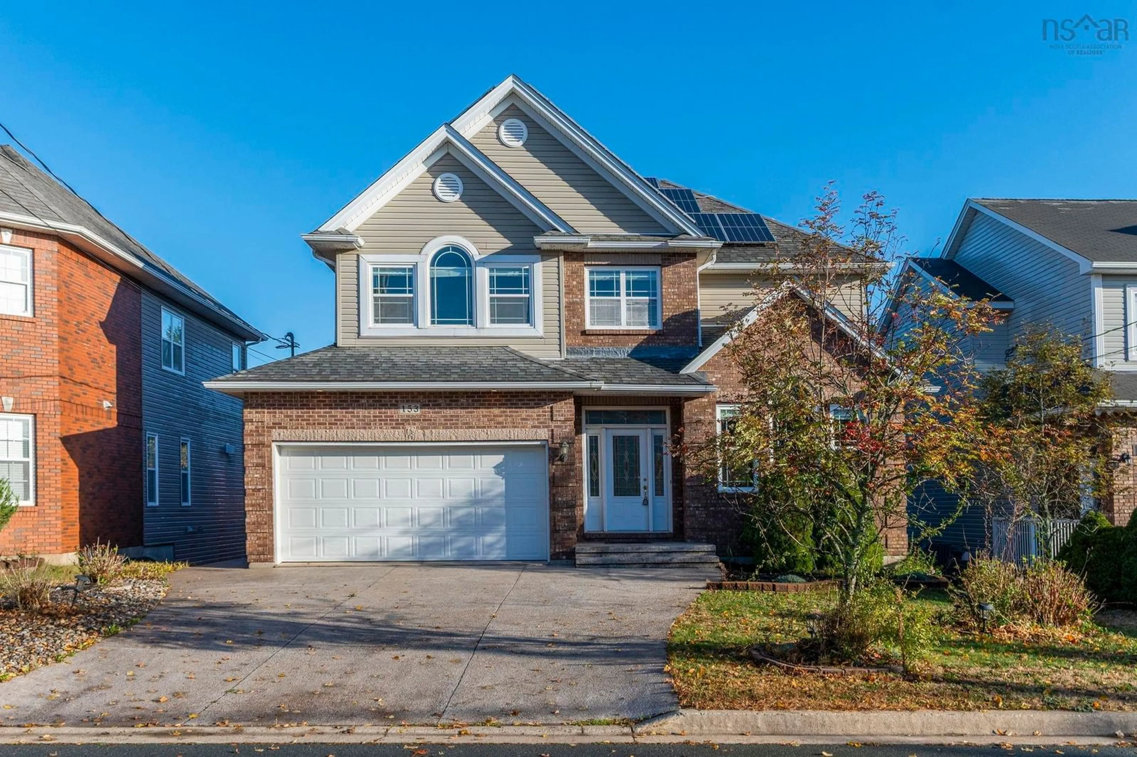 Home with brick exterior material, street for 153 Ravines Dr, Bedford Nova Scotia B4A 0A4