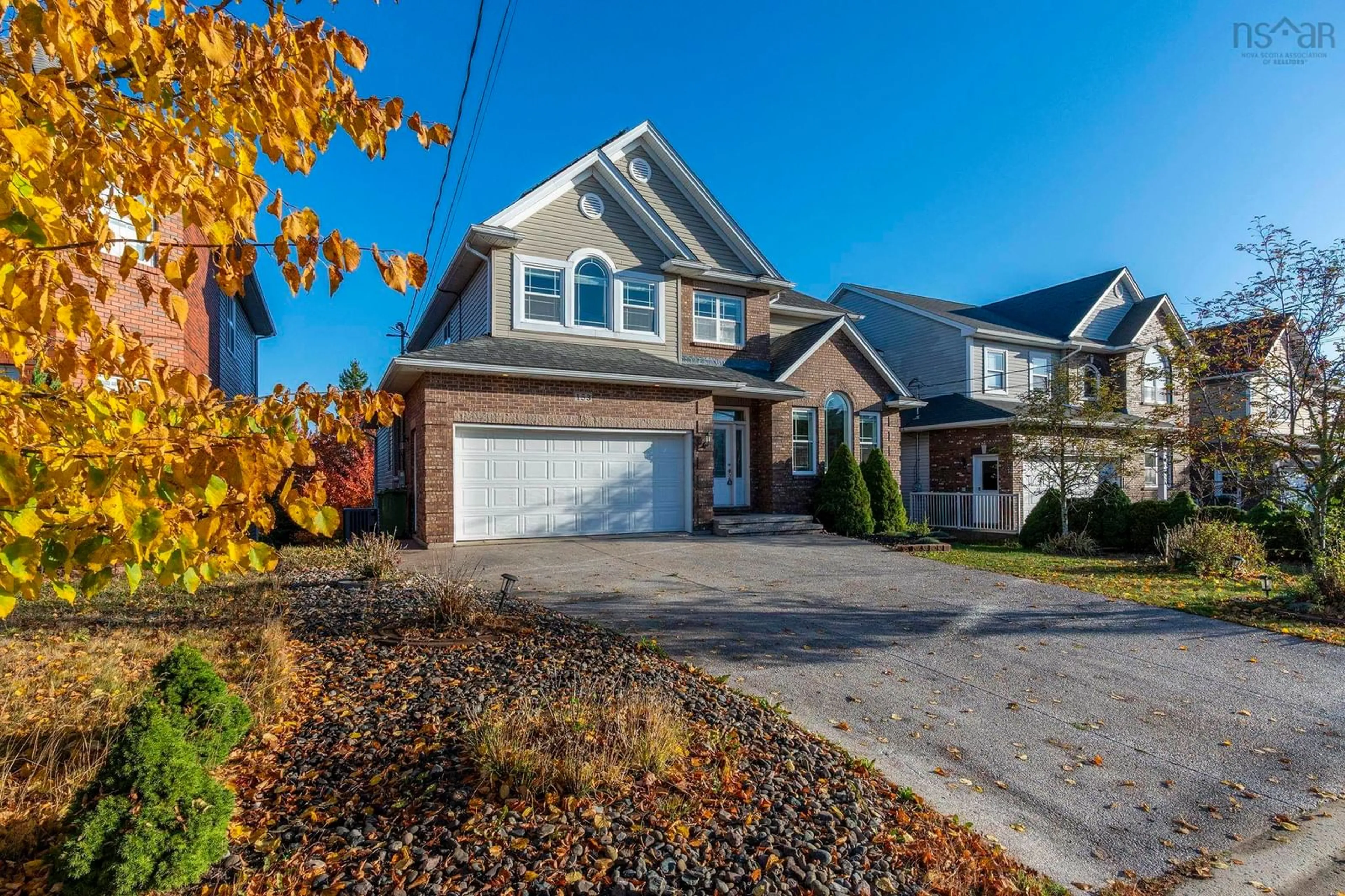 Home with brick exterior material, street for 153 Ravines Dr, Bedford Nova Scotia B4A 0A4