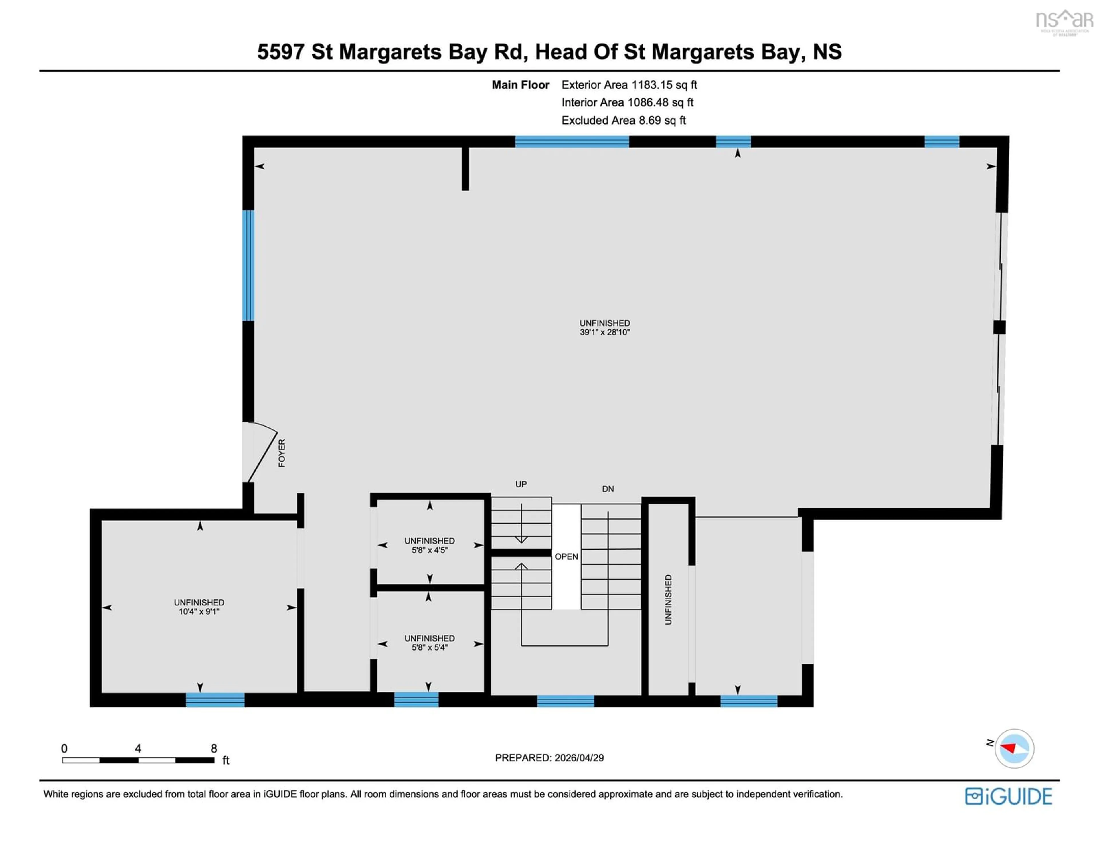 Floor plan for 5597 St Margarets Bay Rd, Head Of St. Margarets Bay Nova Scotia B3Z 2H8
