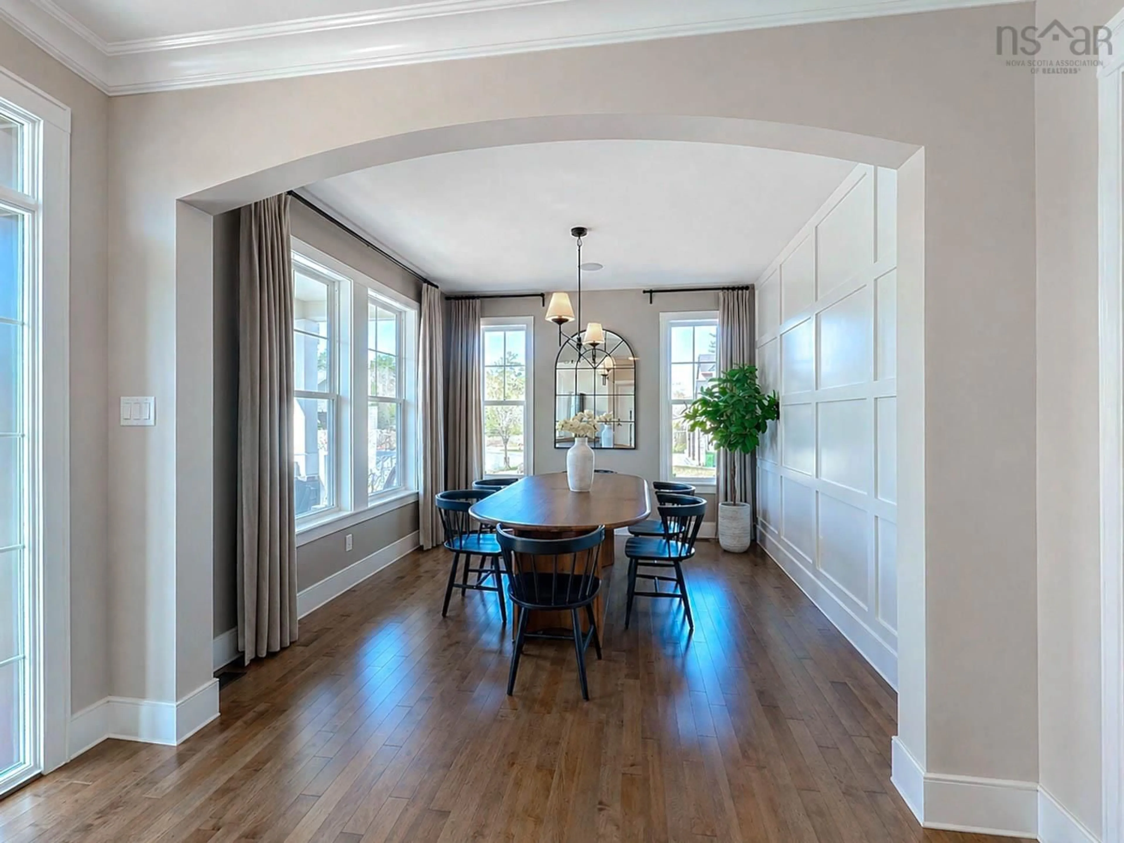 Dining room, wood/laminate floor for 69 Hearthwood Cres, Halifax Nova Scotia B3P 0G5