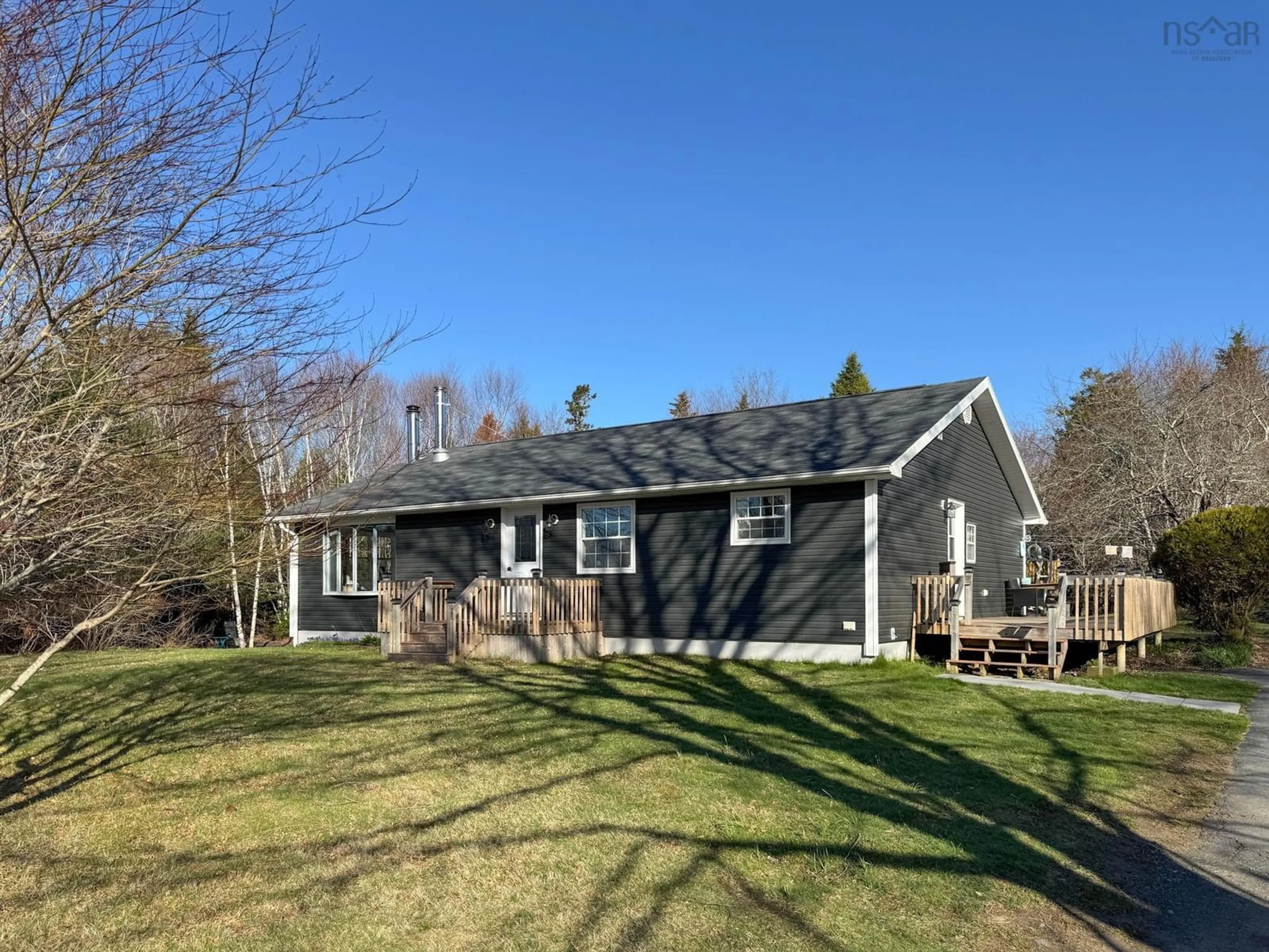 A pic from outside/outdoor area/front of a property/back of a property/a pic from drone, unknown for 3559 Highway 340, Carleton Nova Scotia B5A 5P8