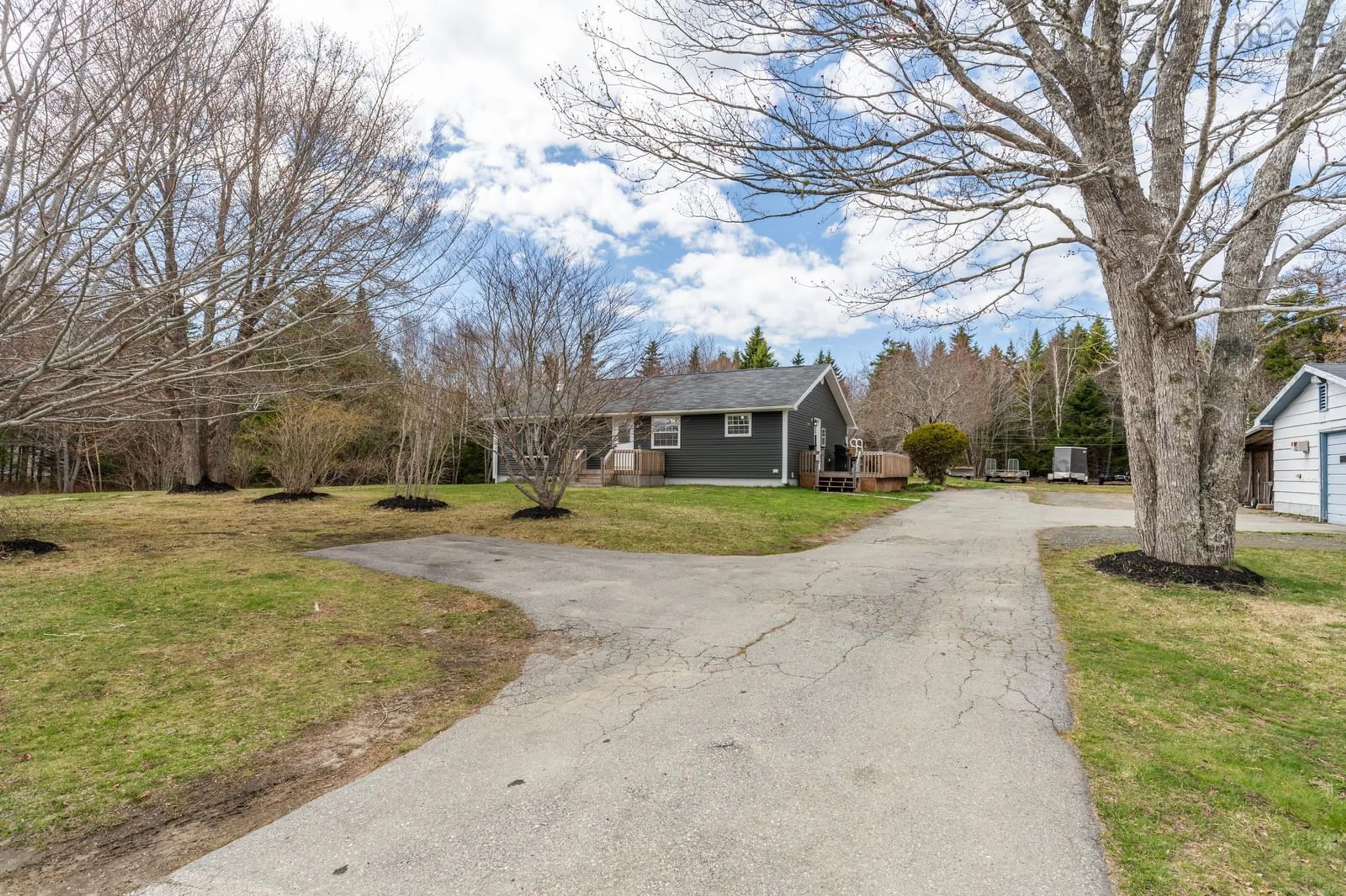 A pic from outside/outdoor area/front of a property/back of a property/a pic from drone, street for 3559 Highway 340, Carleton Nova Scotia B5A 5P8