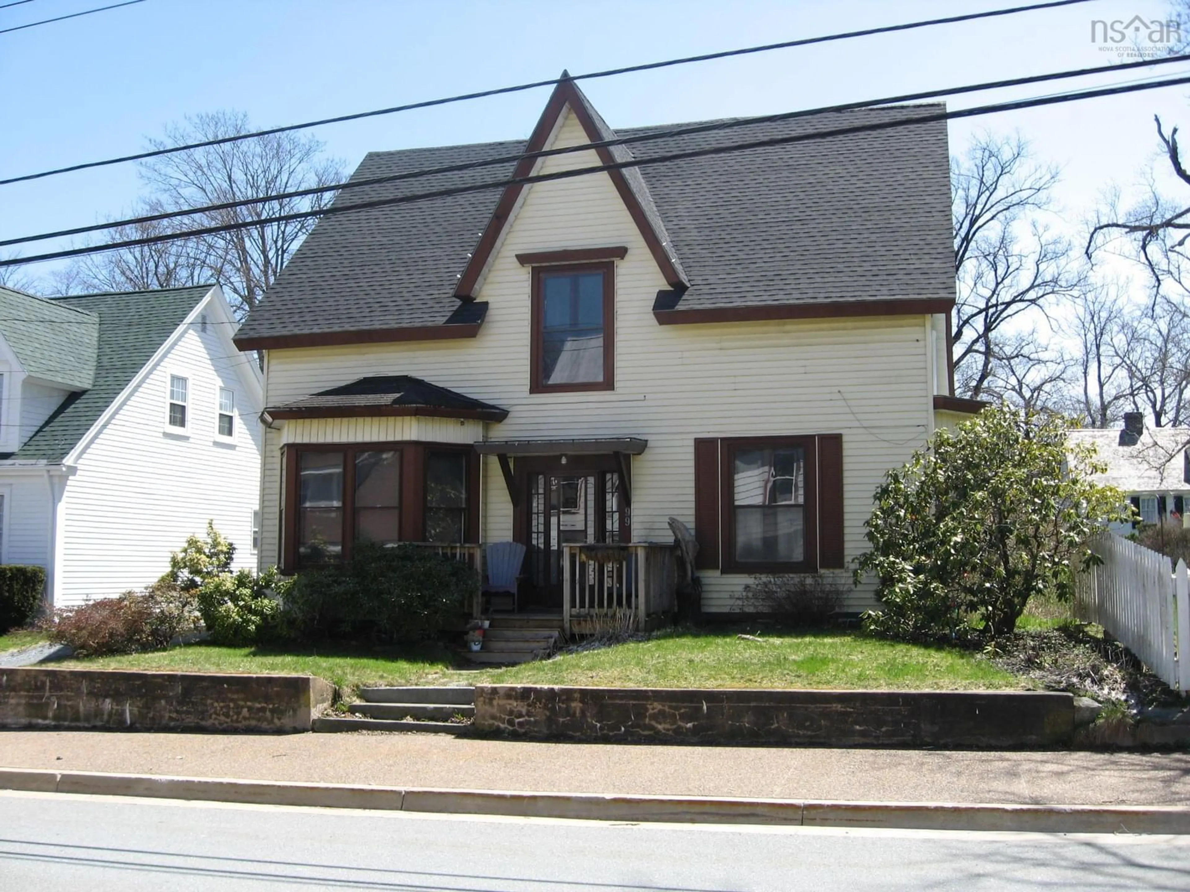 Home with brick exterior material, street for 99 Main St, Liverpool Nova Scotia B0T 1K0
