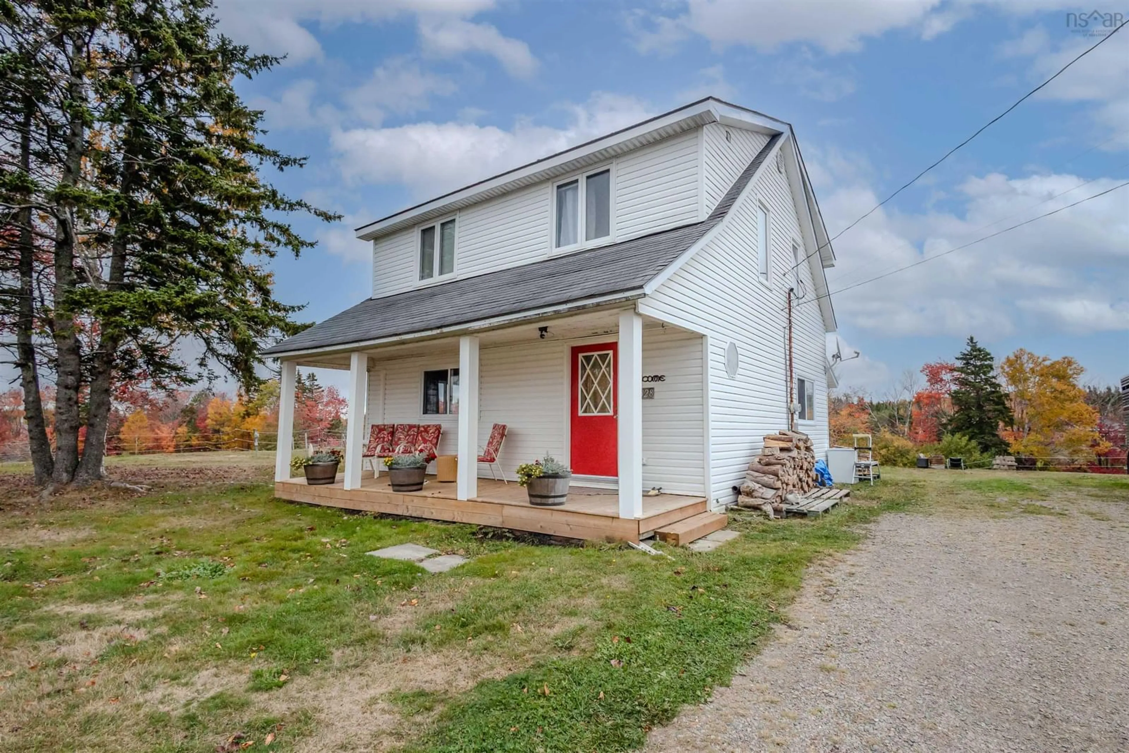 Home with vinyl exterior material, street for 328 Brickyard Rd, Cape Breton Nova Scotia B1K 2R7