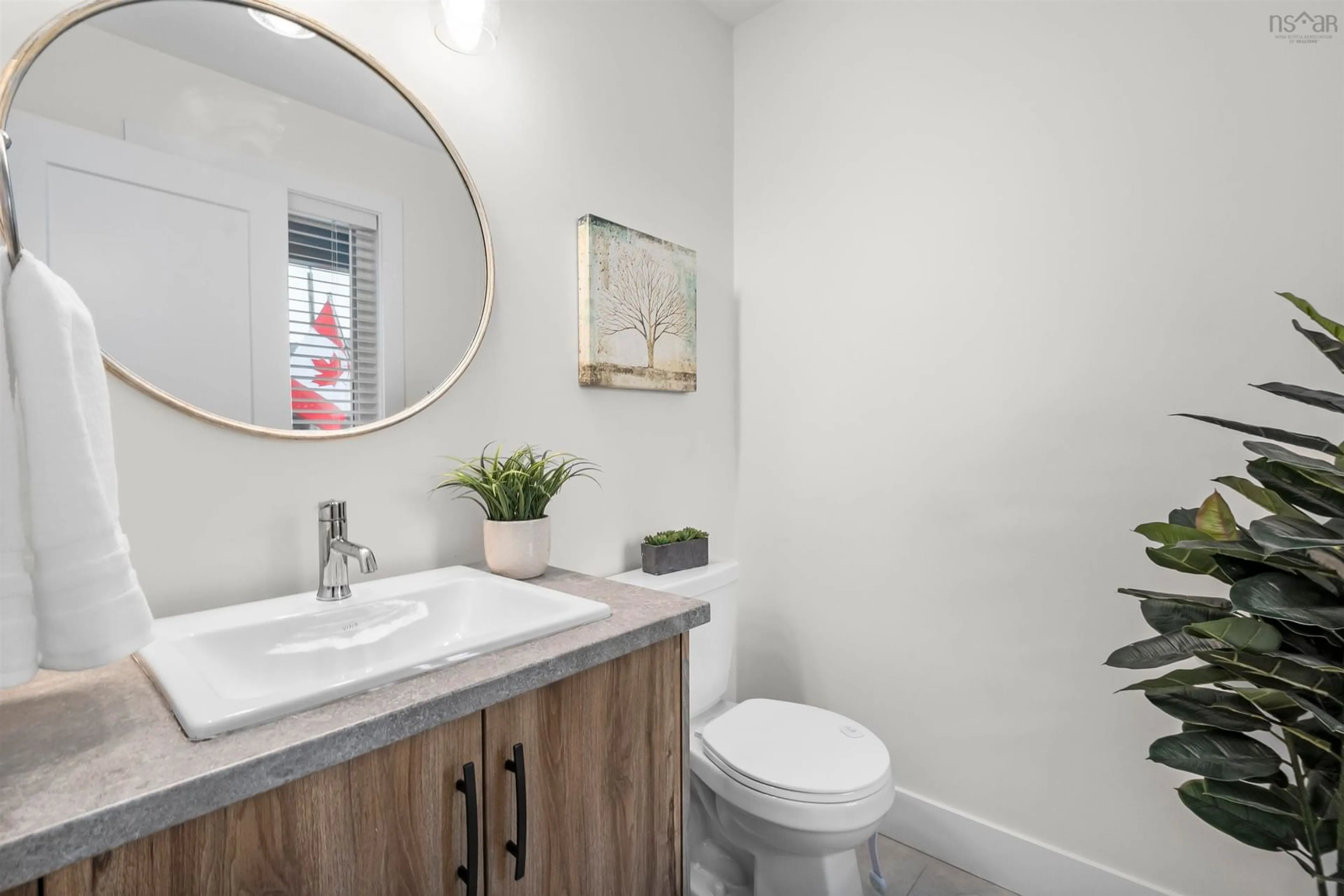 Contemporary bathroom, ceramic/tile floor for 44 Innsbrook Way, West Bedford Nova Scotia B4B 0X6