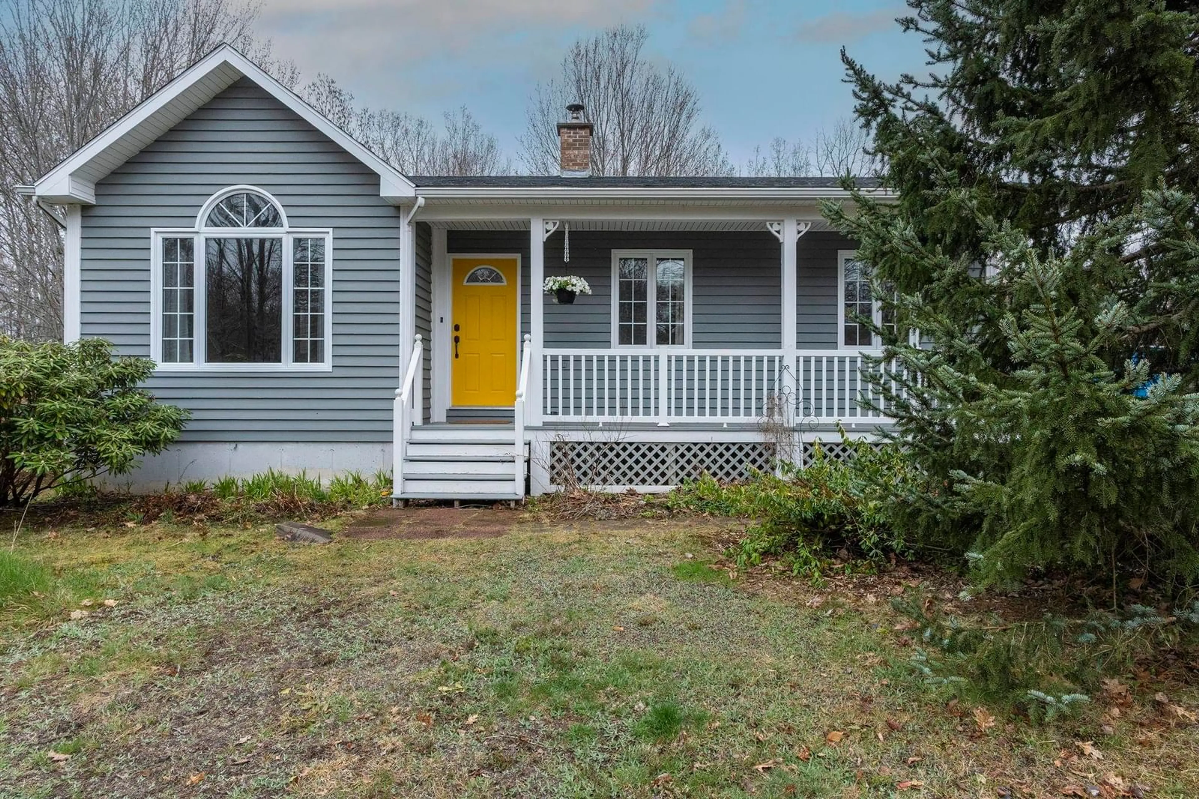 Home with vinyl exterior material, street for 144 Hall Rd, South Greenwood Nova Scotia B0P 1R0