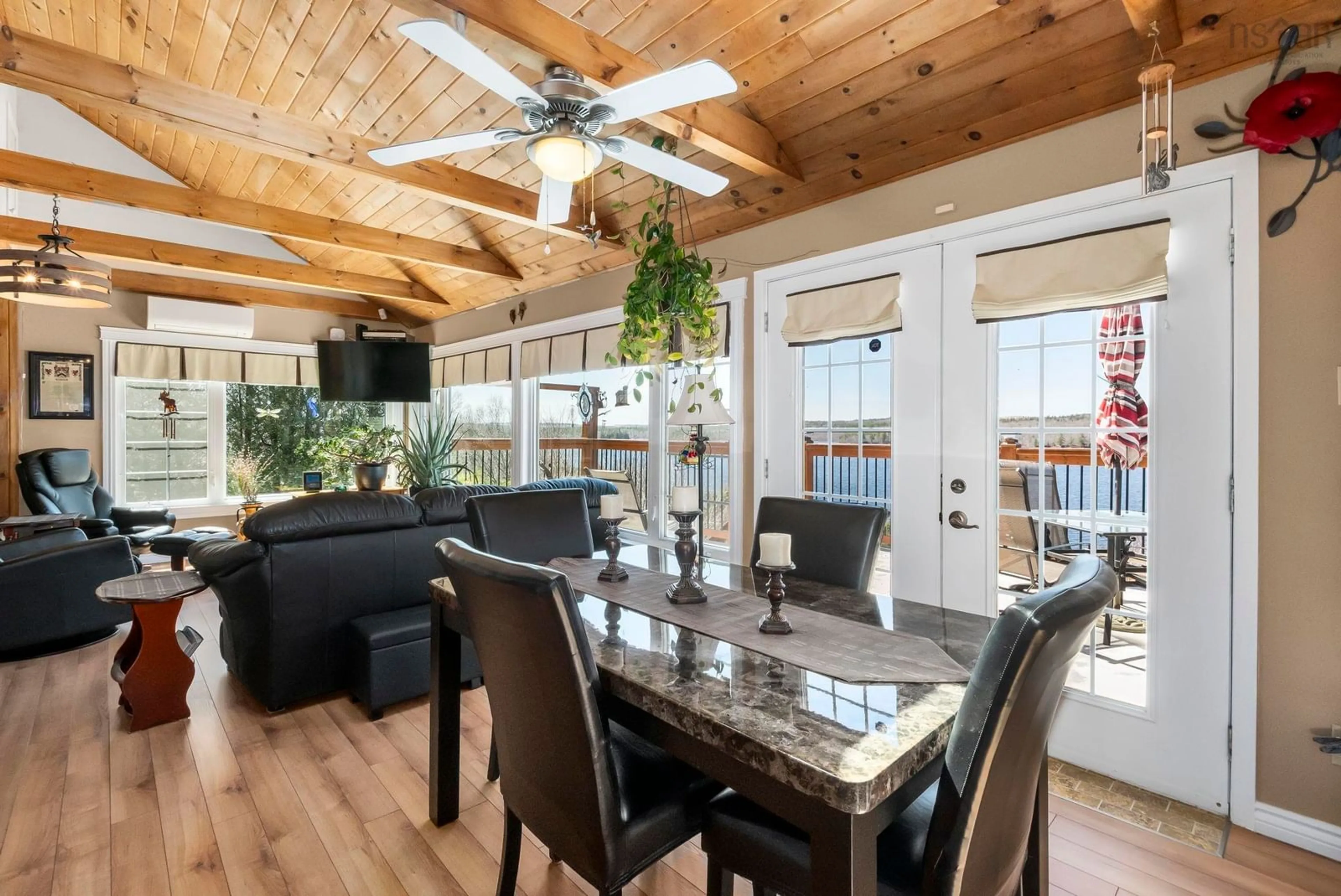 Dining room, wood/laminate floor for 1900 Waverley Rd, Waverley Nova Scotia B2R 1Y5