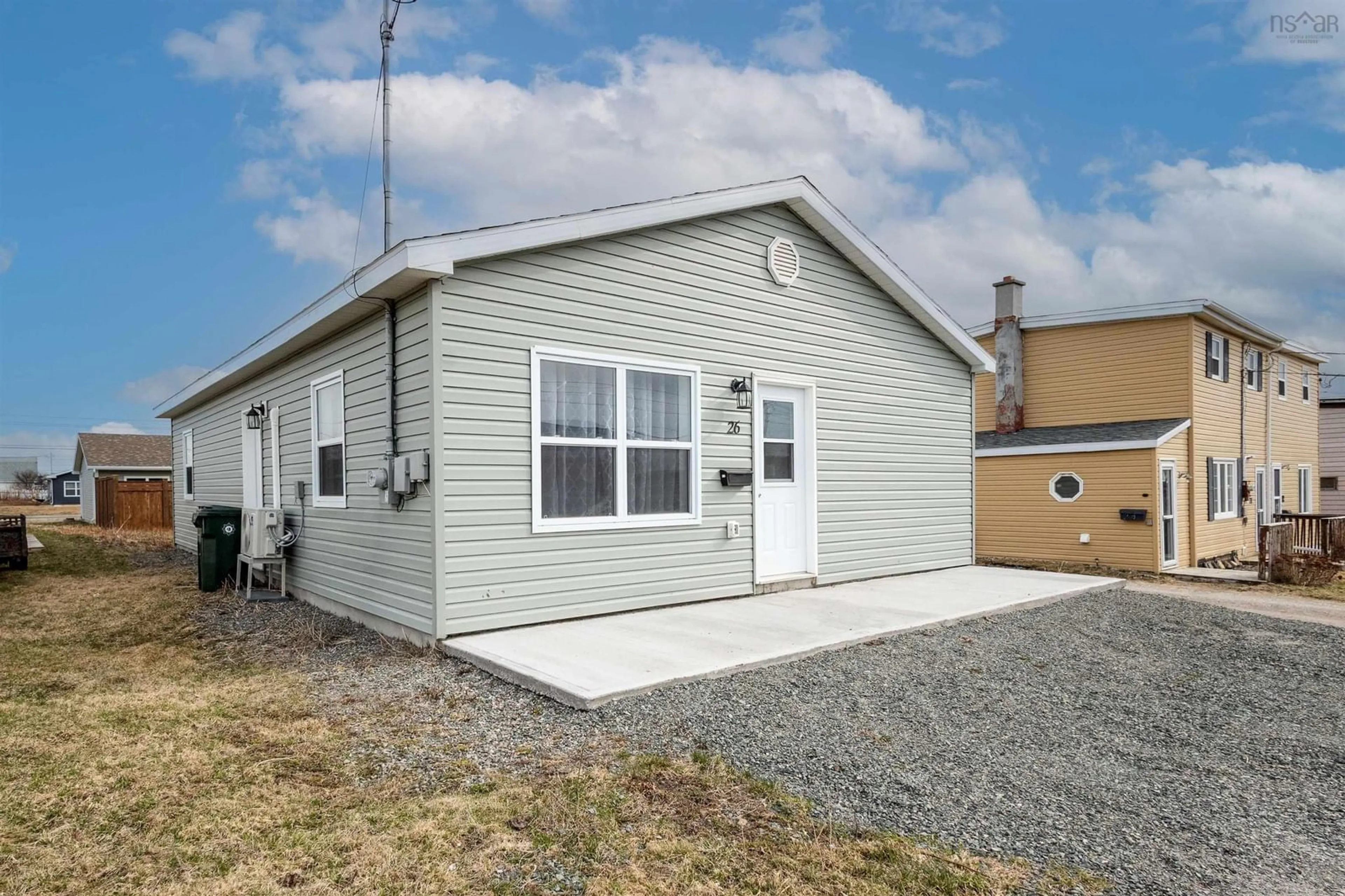 Home with vinyl exterior material, building for 26 Tenth St, Glace Bay Nova Scotia B1A 4L8
