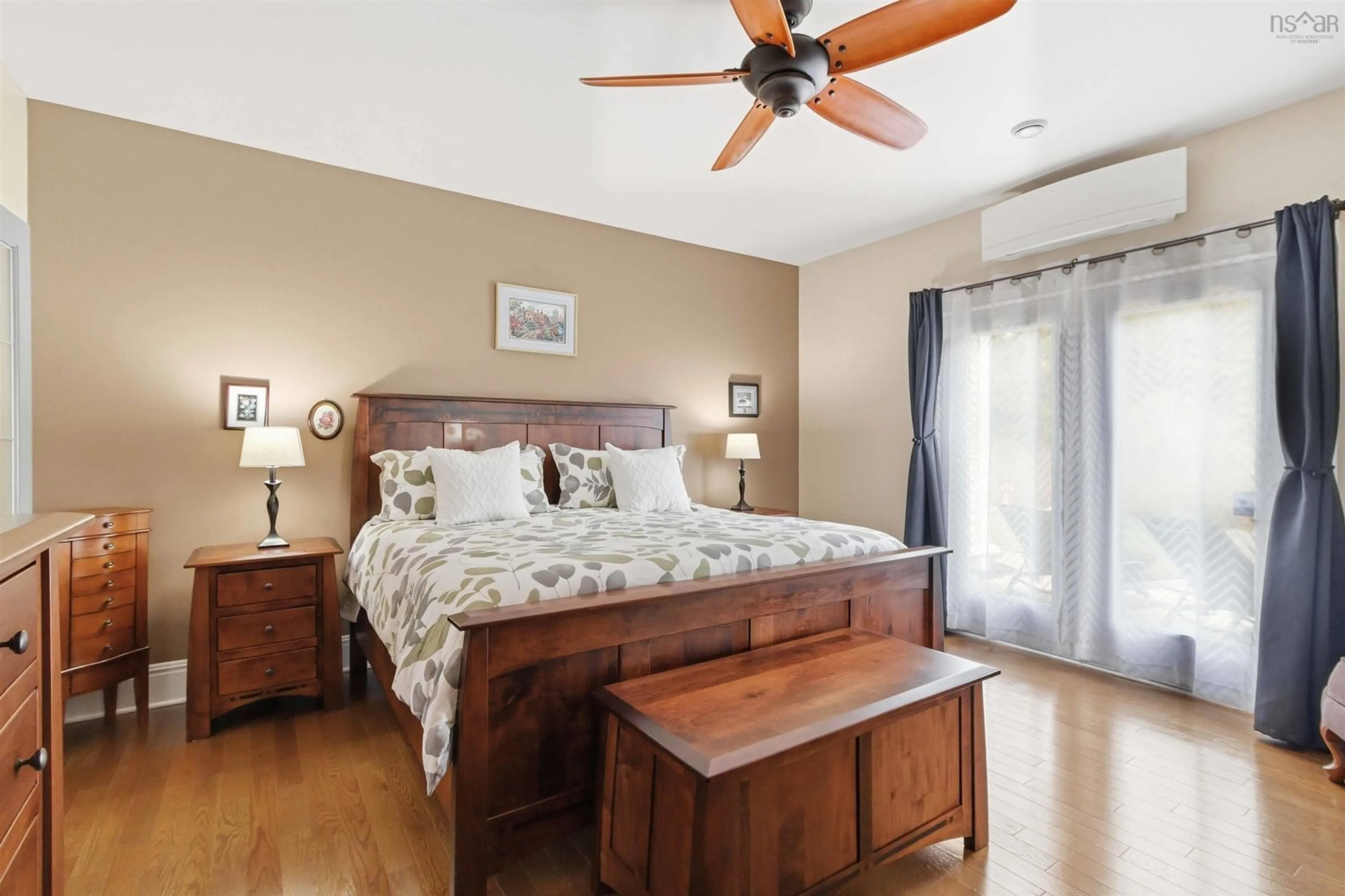 Bedroom with bed, wood/laminate floor for 332 Bailee Dr, Tantallon Nova Scotia B3Z 0C2