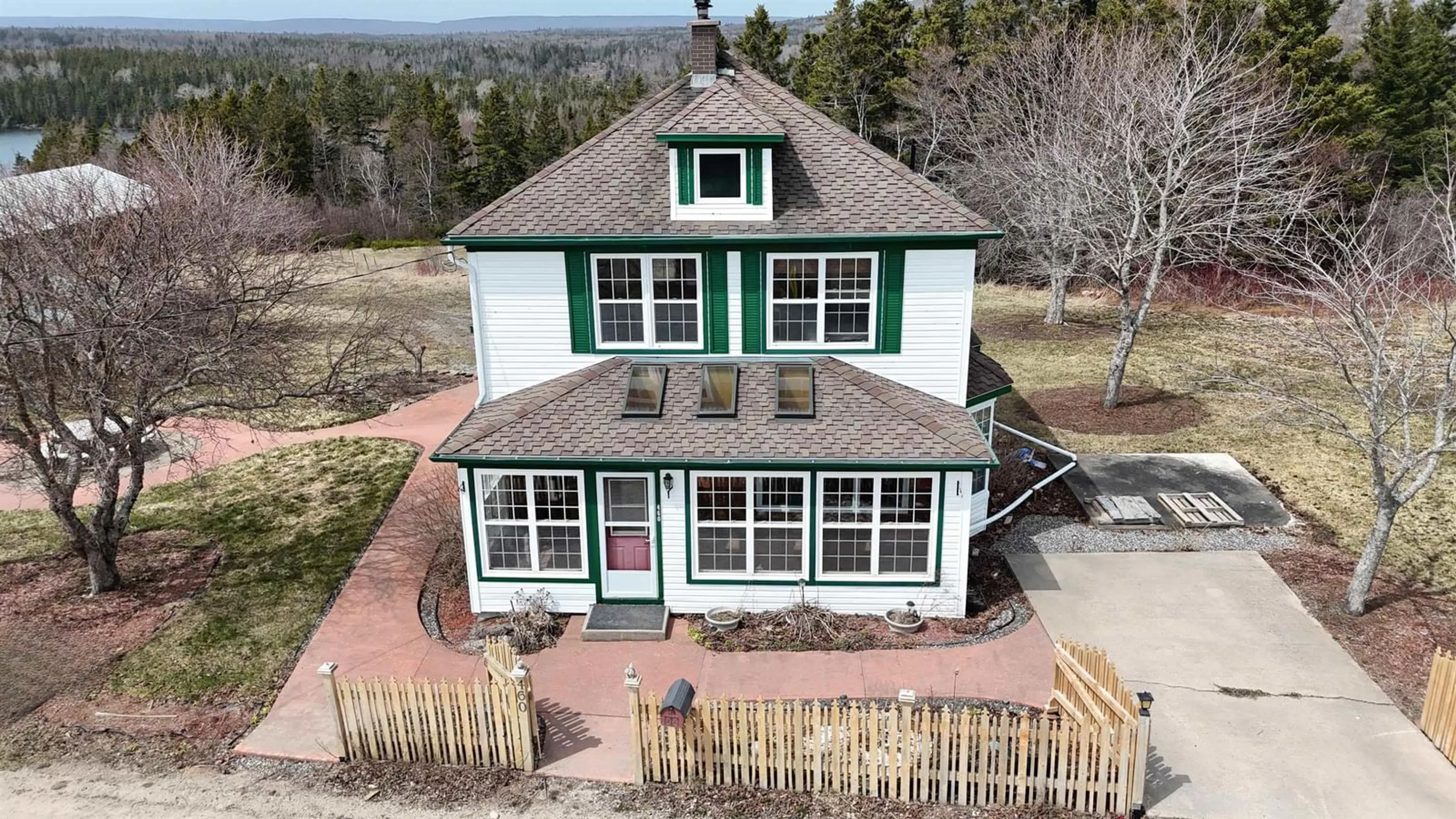 A pic from outside/outdoor area/front of a property/back of a property/a pic from drone, building for 460 Red Point Road, Red Point Nova Scotia B2C 1G4