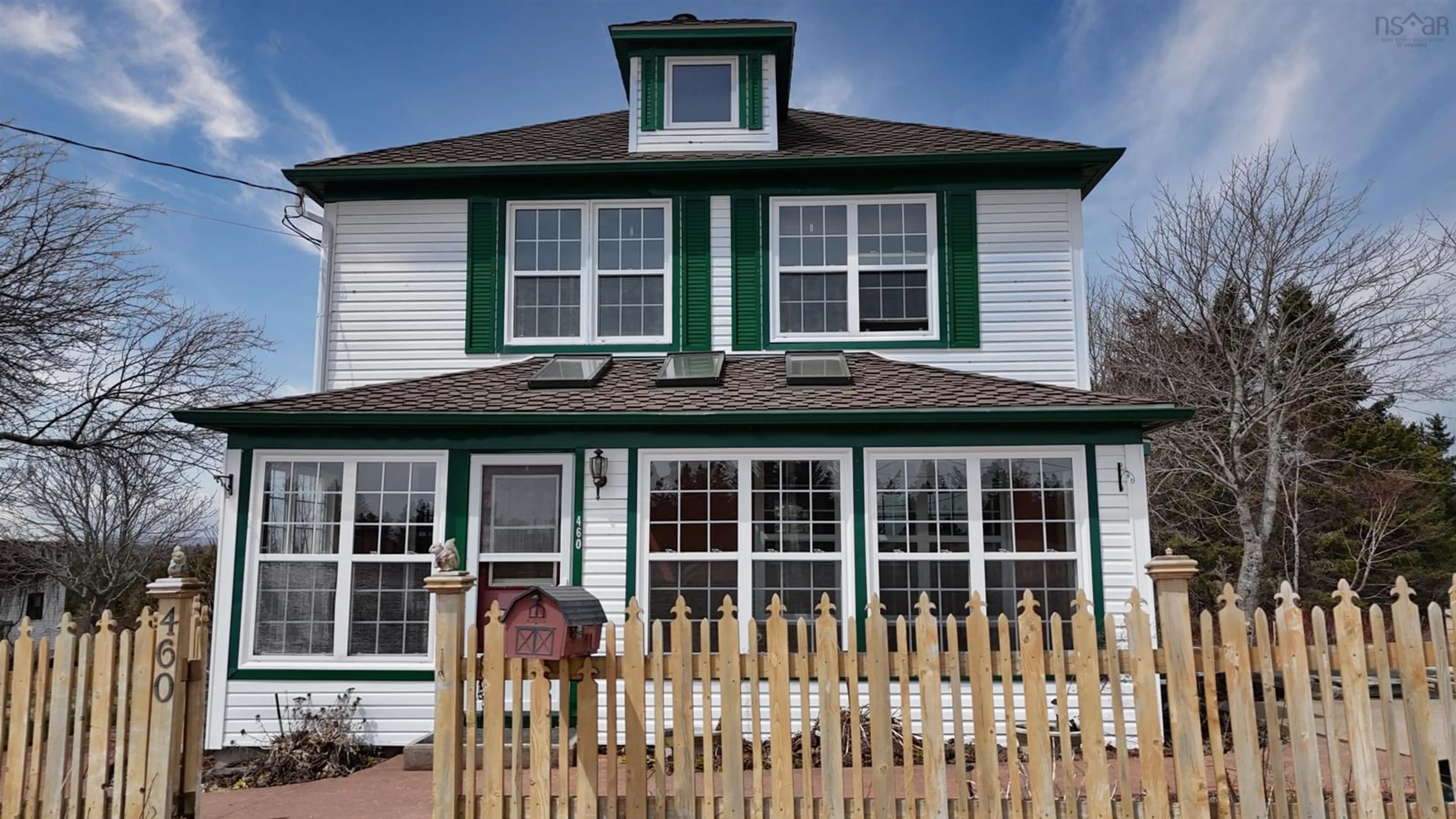 Home with vinyl exterior material, street for 460 Red Point Road, Red Point Nova Scotia B2C 1G4