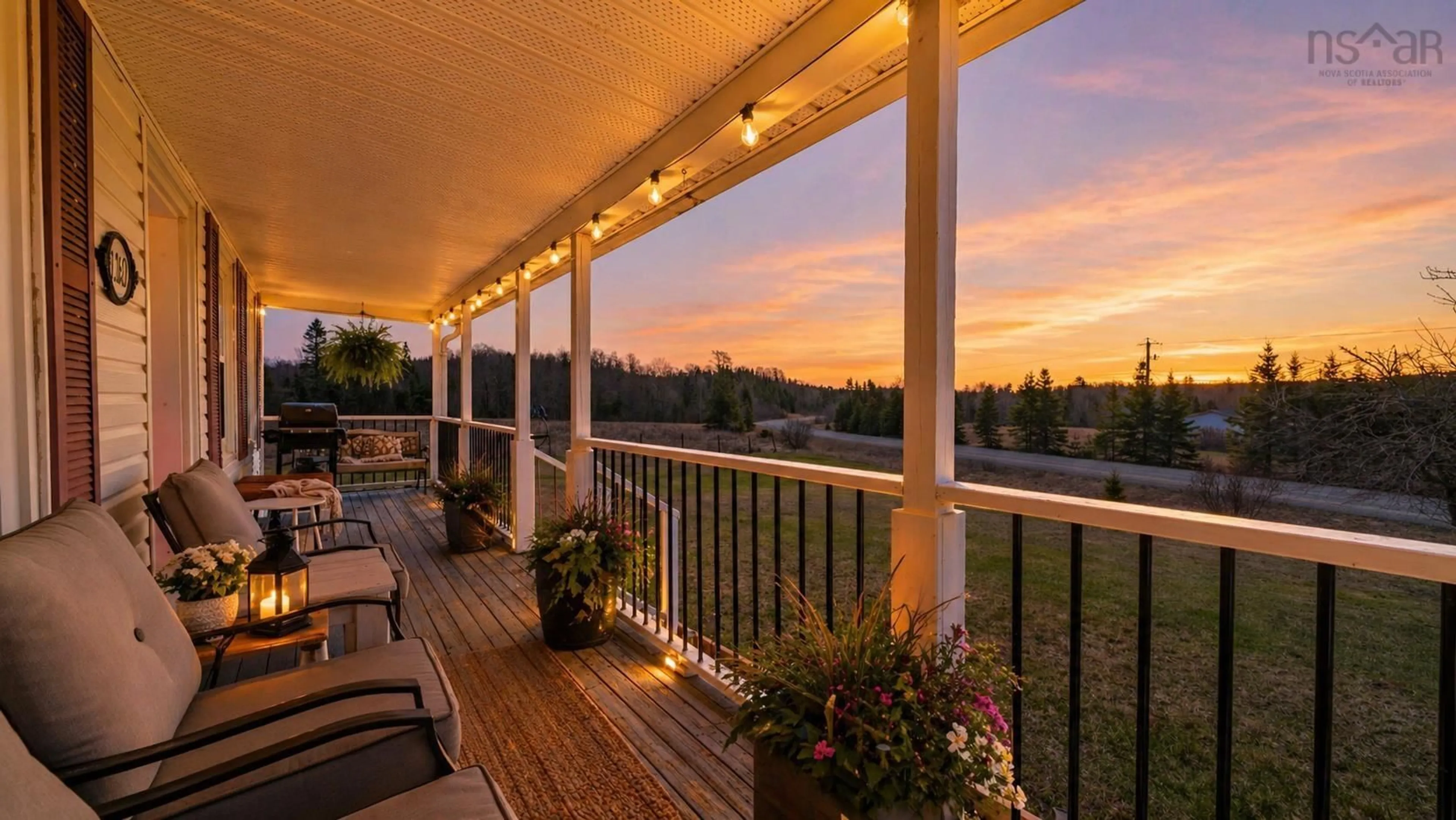 Patio, water/lake/river/ocean view for 1262 Pembroke Rd, Upper Stewiacke Nova Scotia B0N 2P0