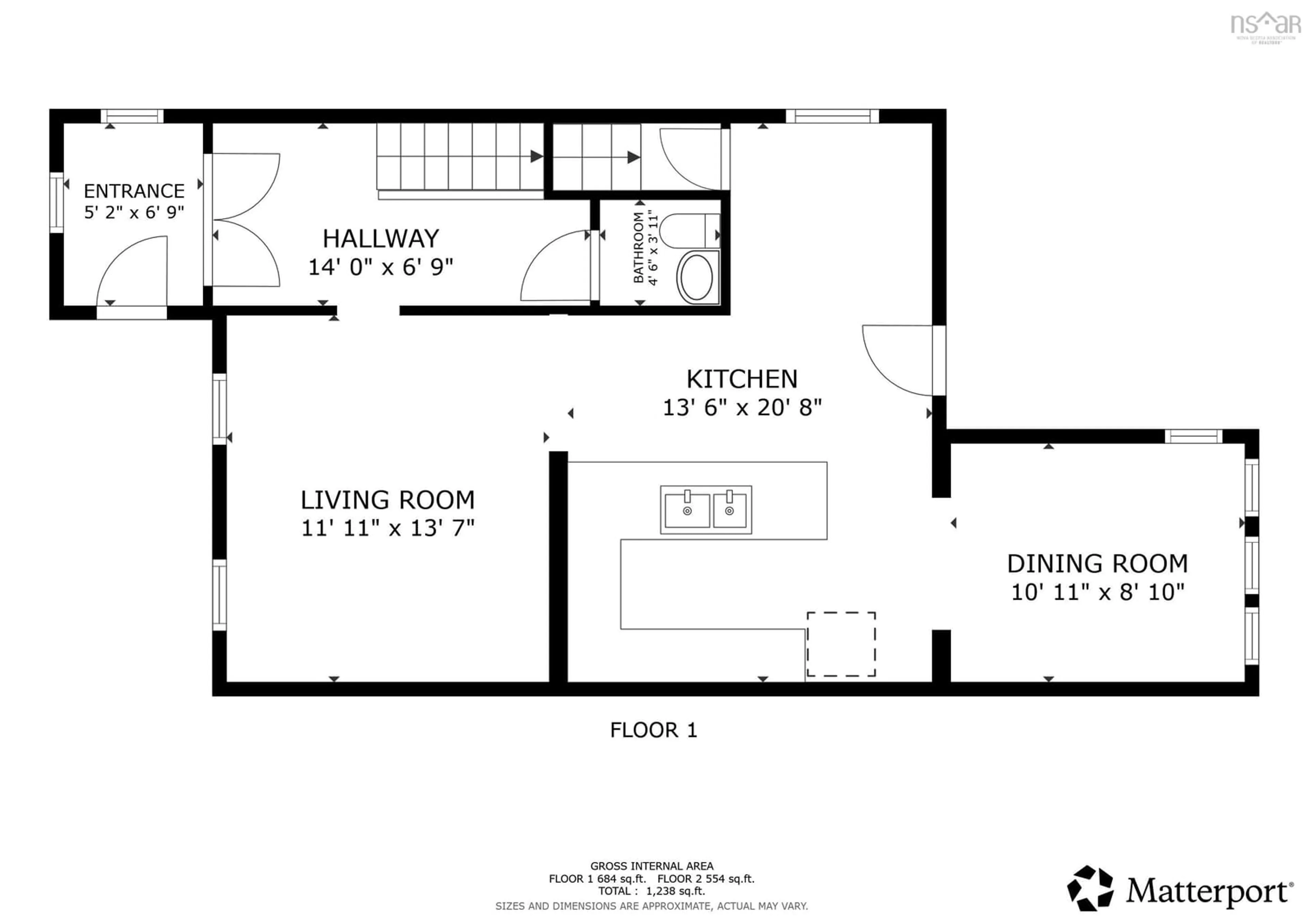 Floor plan for 9 Dawson St, Dartmouth Nova Scotia B3A 3A6