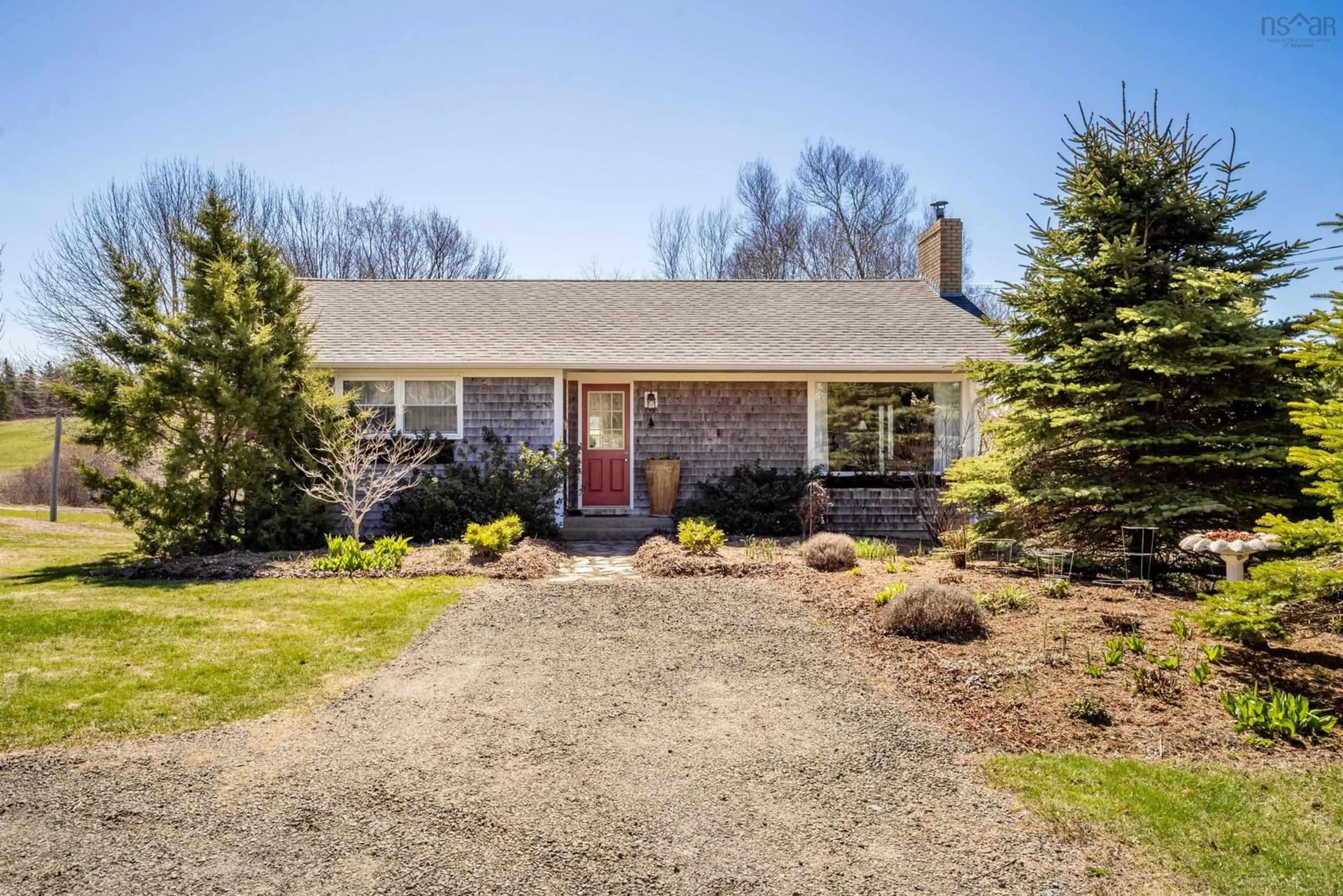 Home with brick exterior material, street for 3596 Clementsvale Rd, Clementsvale Nova Scotia B0S 1G0
