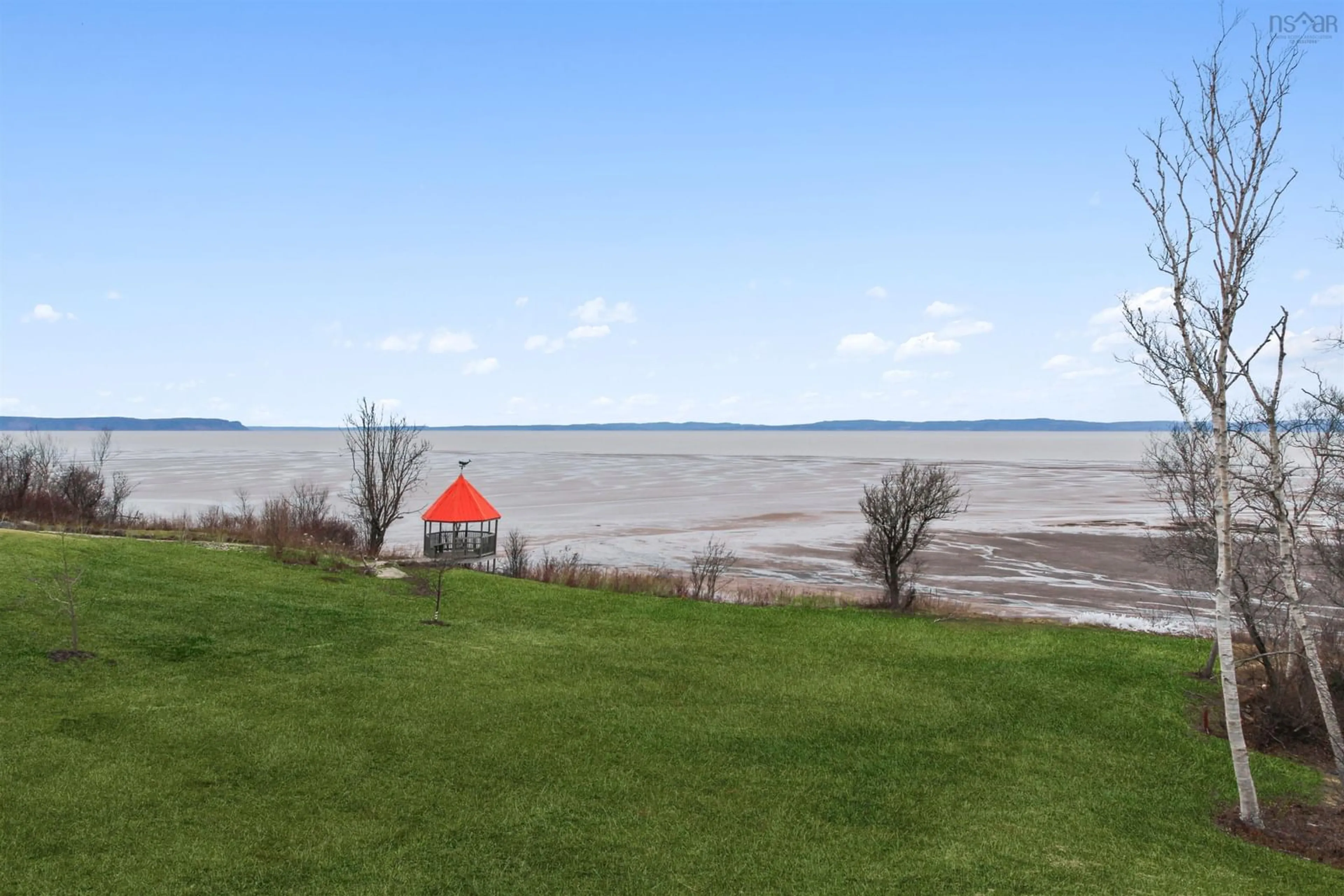 A pic from outside/outdoor area/front of a property/back of a property/a pic from drone, water/lake/river/ocean view for 9 Karen Crt, Cambridge Nova Scotia B0N 2R0