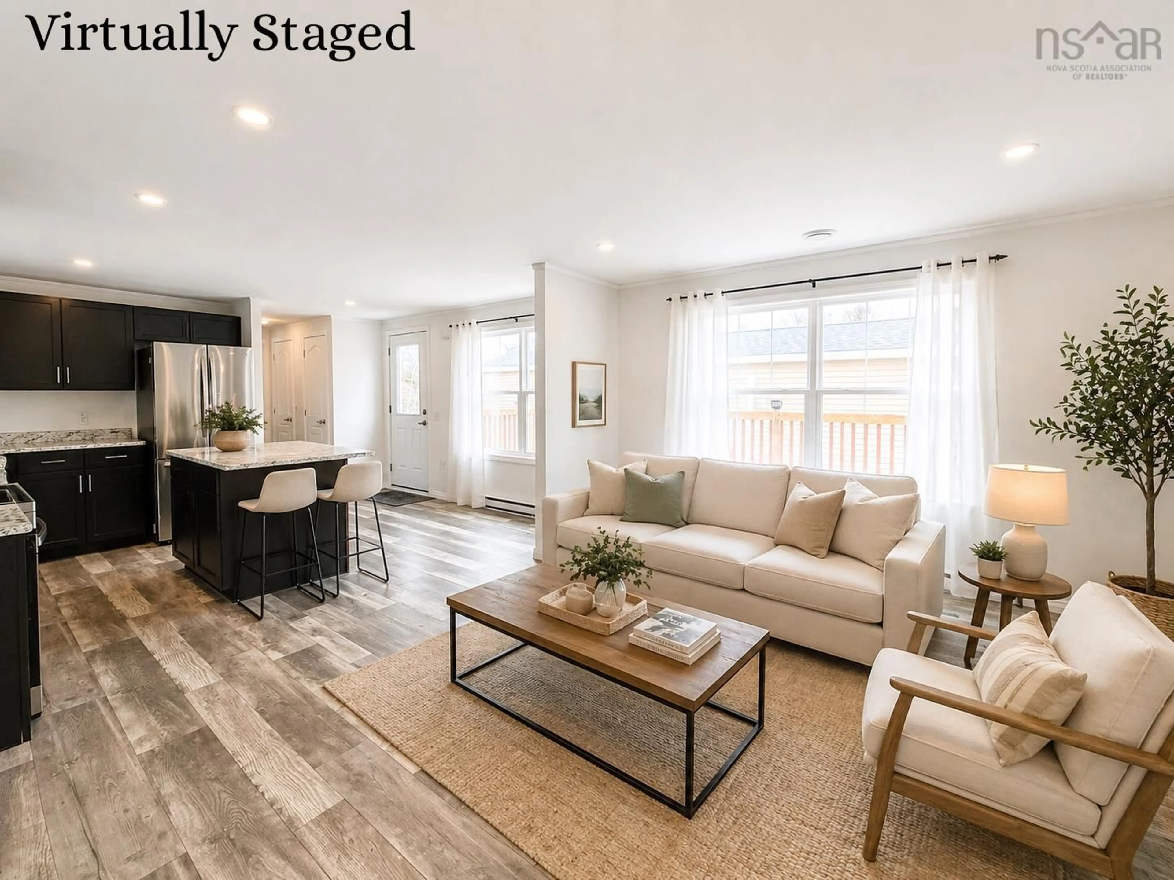 Living room with furniture, unknown for 3 Doc Ave, Lake Echo Nova Scotia B3E 1C2