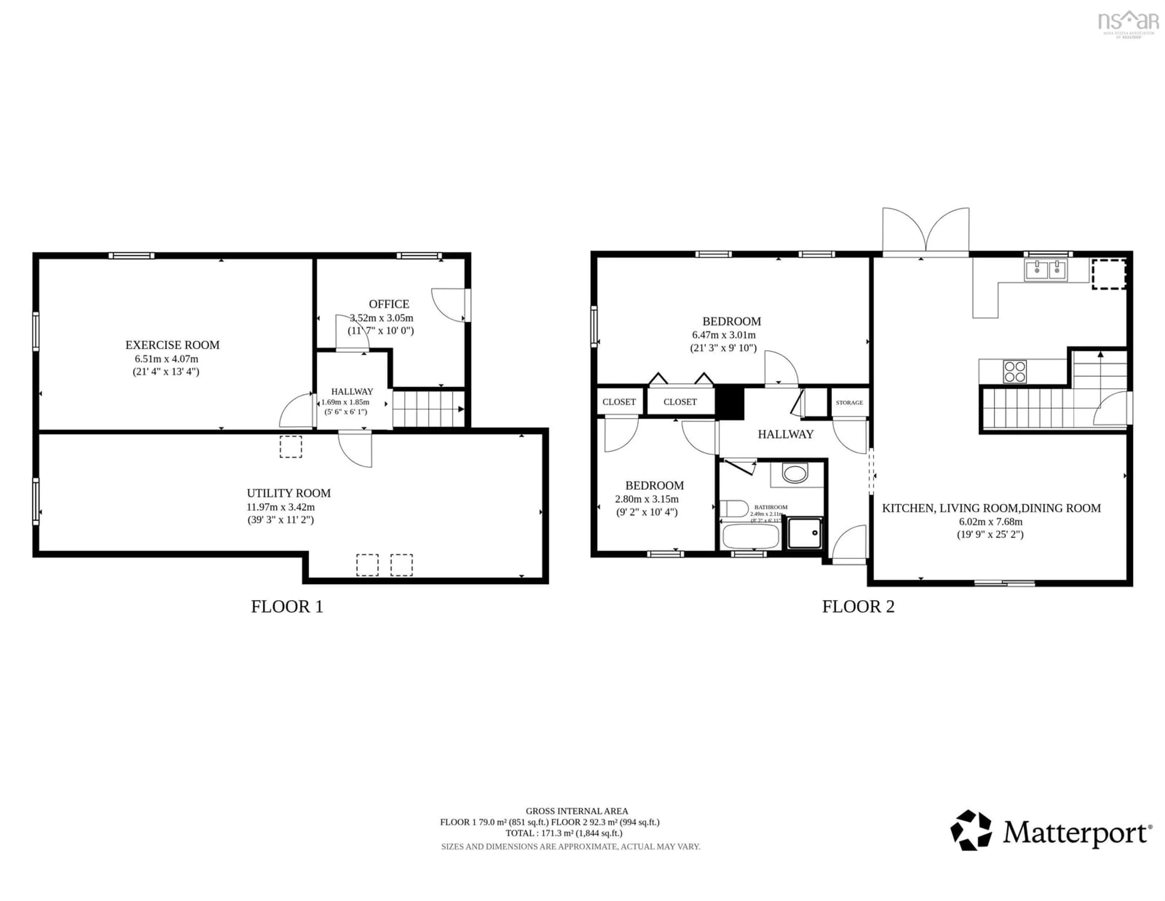 Floor plan for 1562 Highway 201, South Greenwood Nova Scotia B0P 1R0