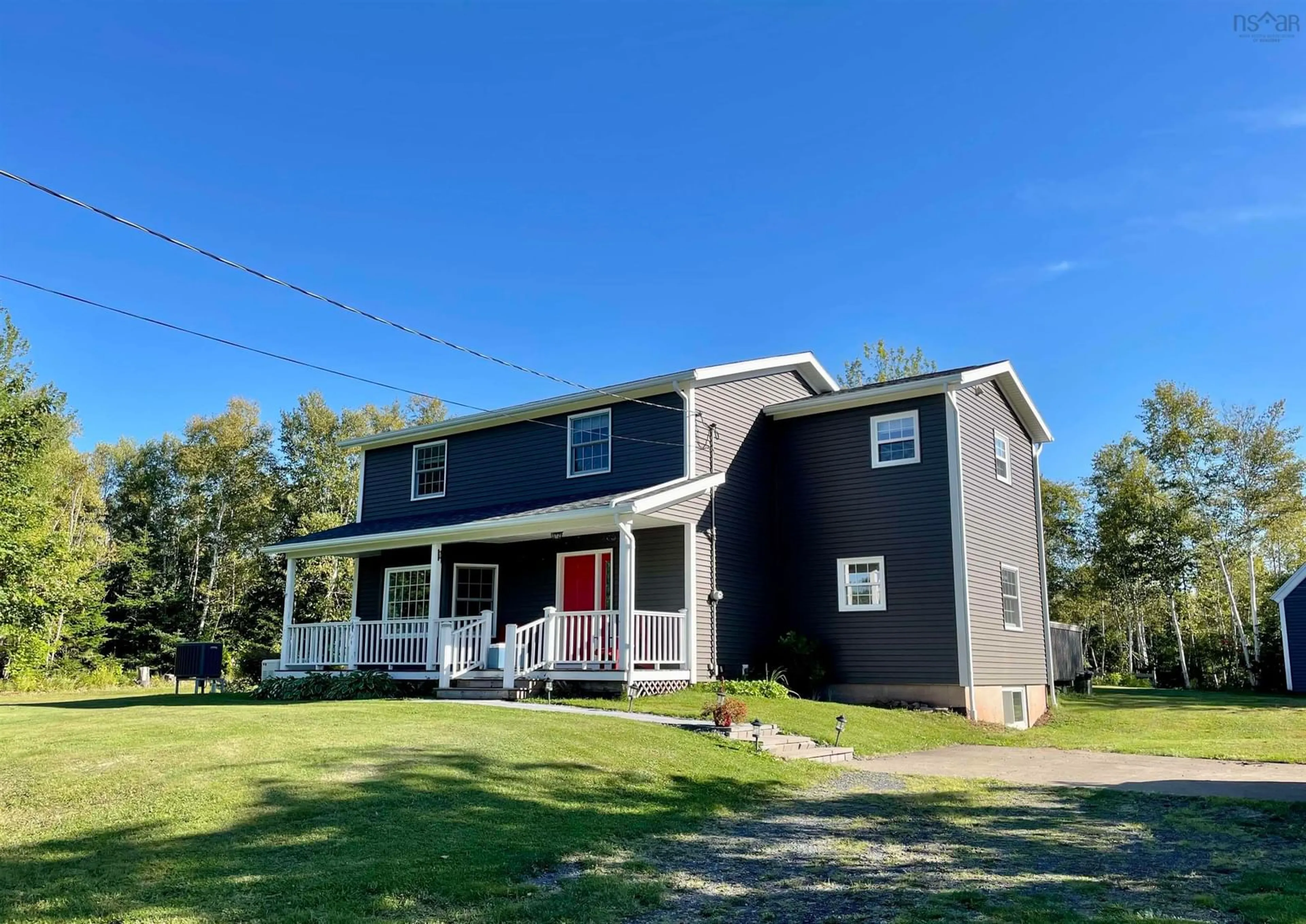 A pic from outside/outdoor area/front of a property/back of a property/a pic from drone, unknown for 7060 Pictou Landing Rd, Chance Harbour Nova Scotia B0K 1X0