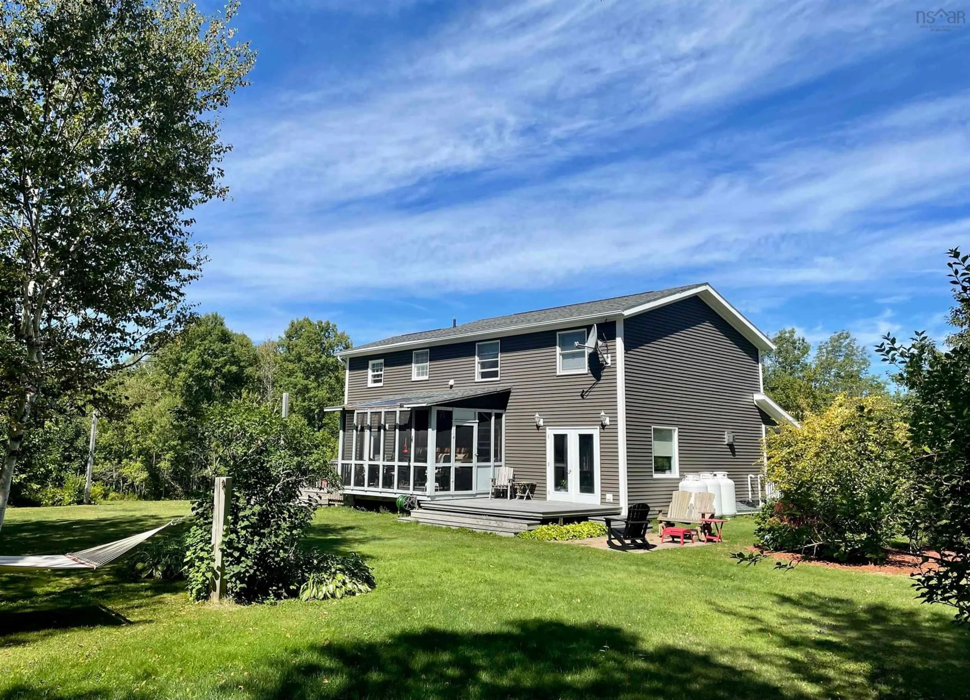 A pic from outside/outdoor area/front of a property/back of a property/a pic from drone, unknown for 7060 Pictou Landing Rd, Chance Harbour Nova Scotia B0K 1X0