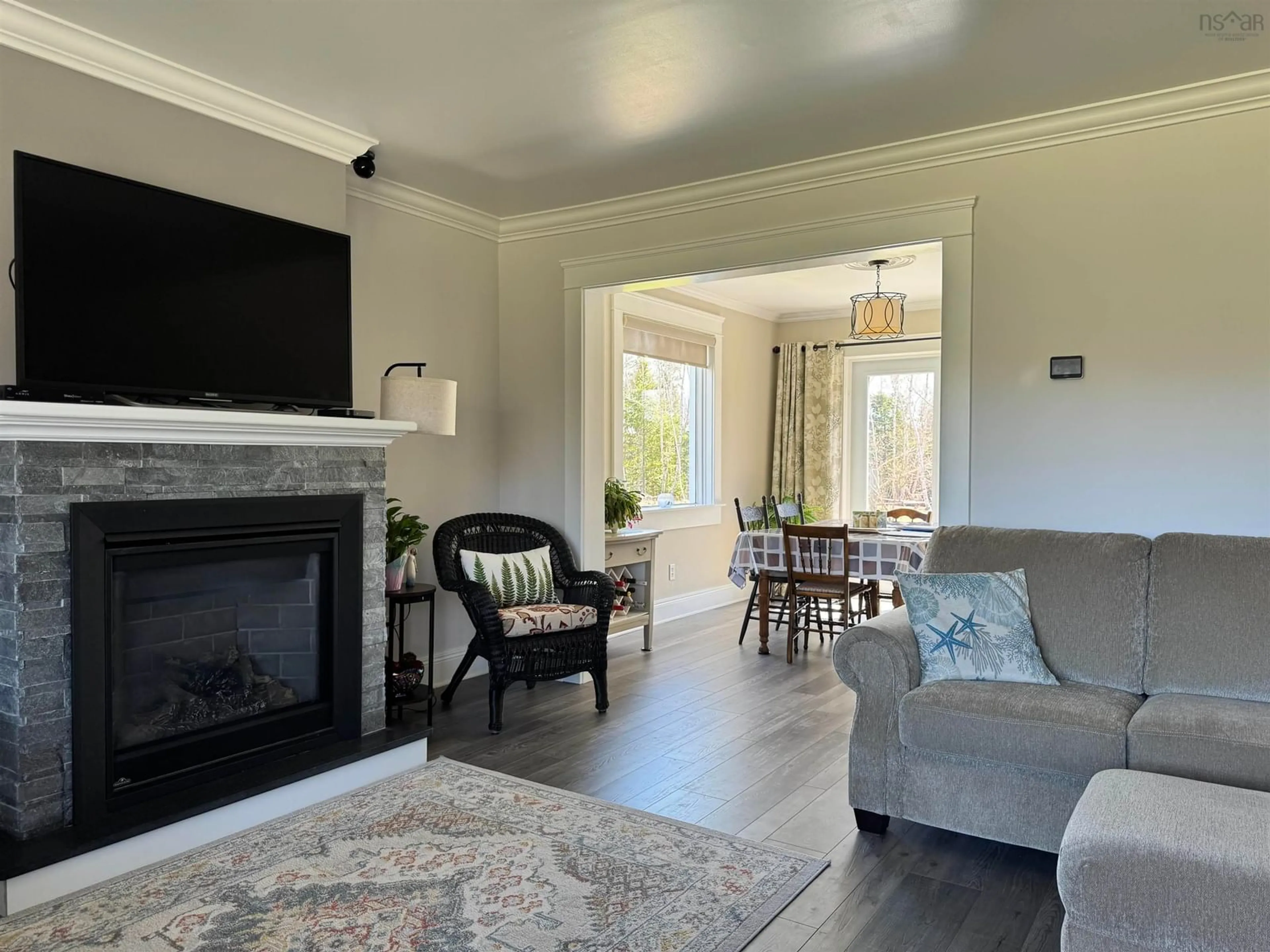 Living room with furniture, unknown for 7060 Pictou Landing Rd, Chance Harbour Nova Scotia B0K 1X0