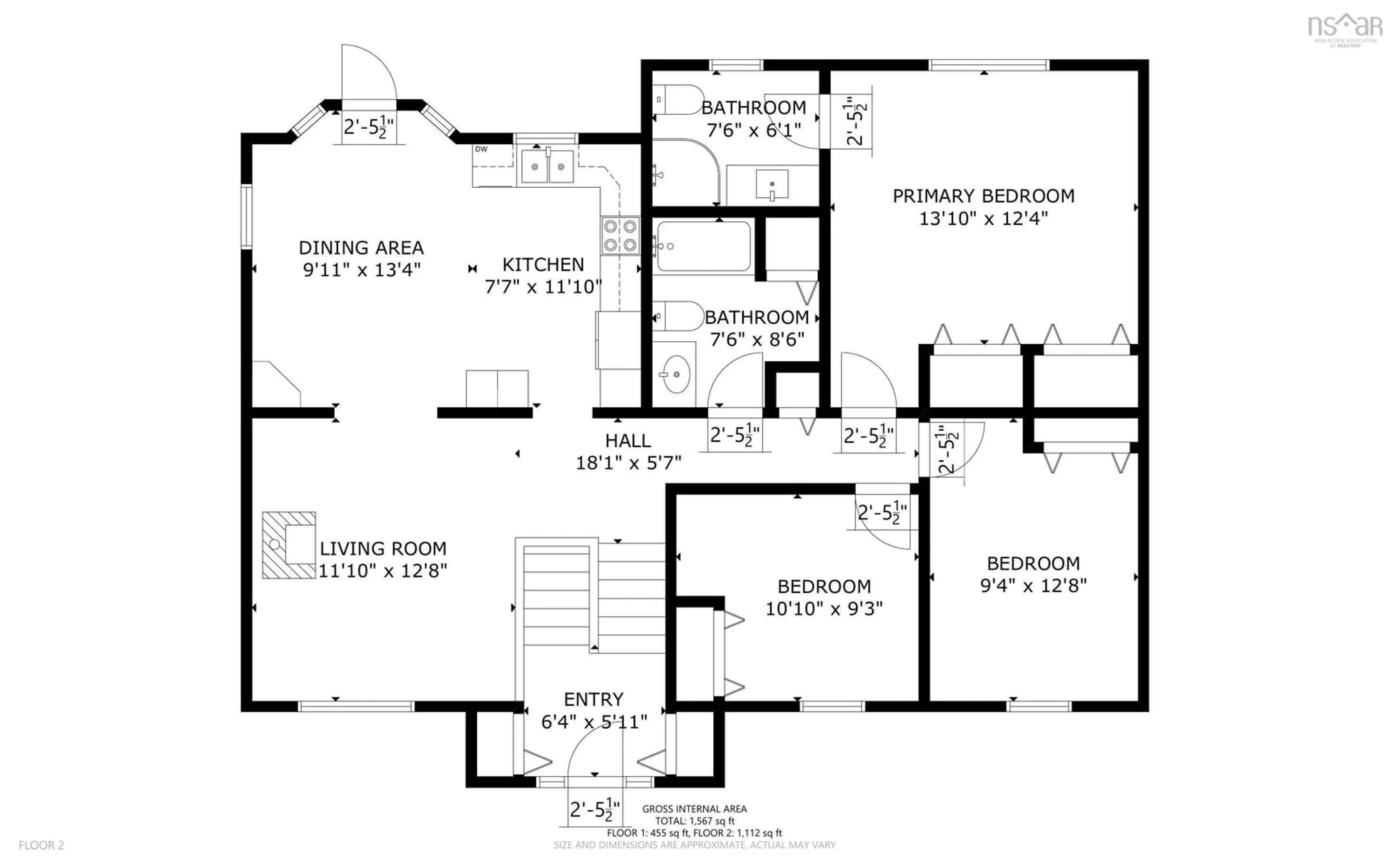 Floor plan for 62 Nottingham, Bedford Nova Scotia B4A 3A5