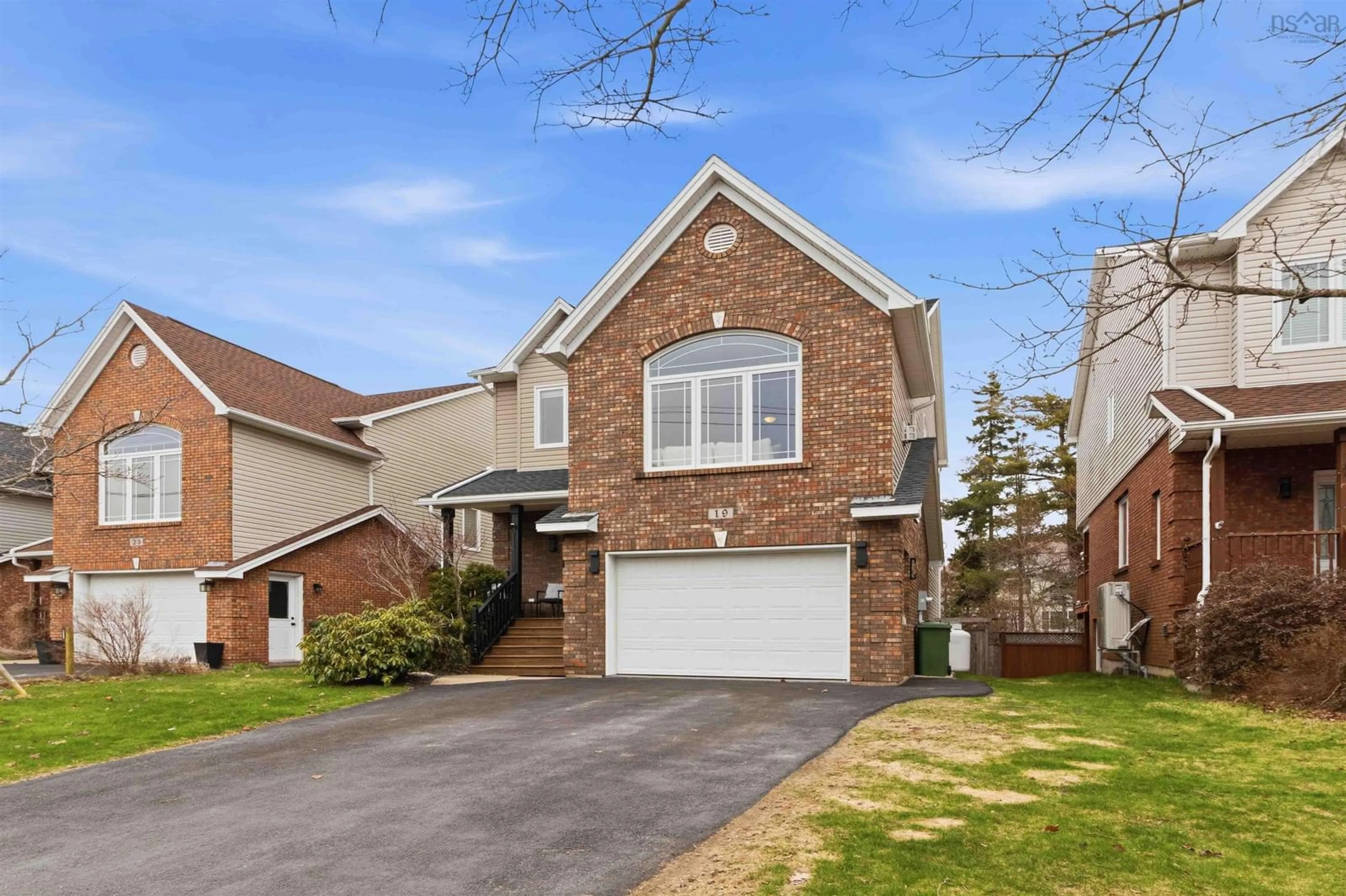 Home with brick exterior material, street for 19 Haystead Ridge, Bedford Nova Scotia B4A 0B6