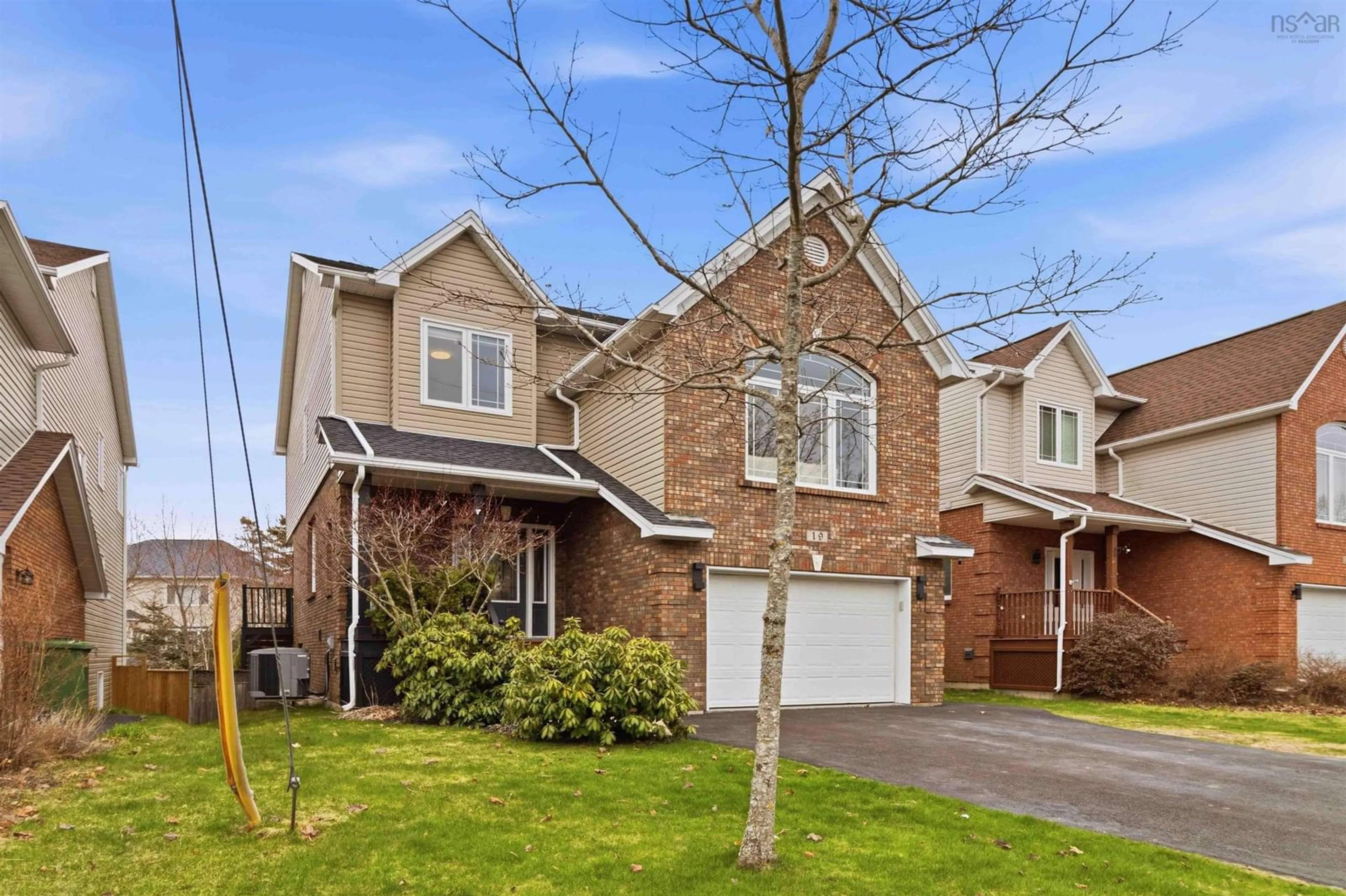 Home with brick exterior material, street for 19 Haystead Ridge, Bedford Nova Scotia B4A 0B6