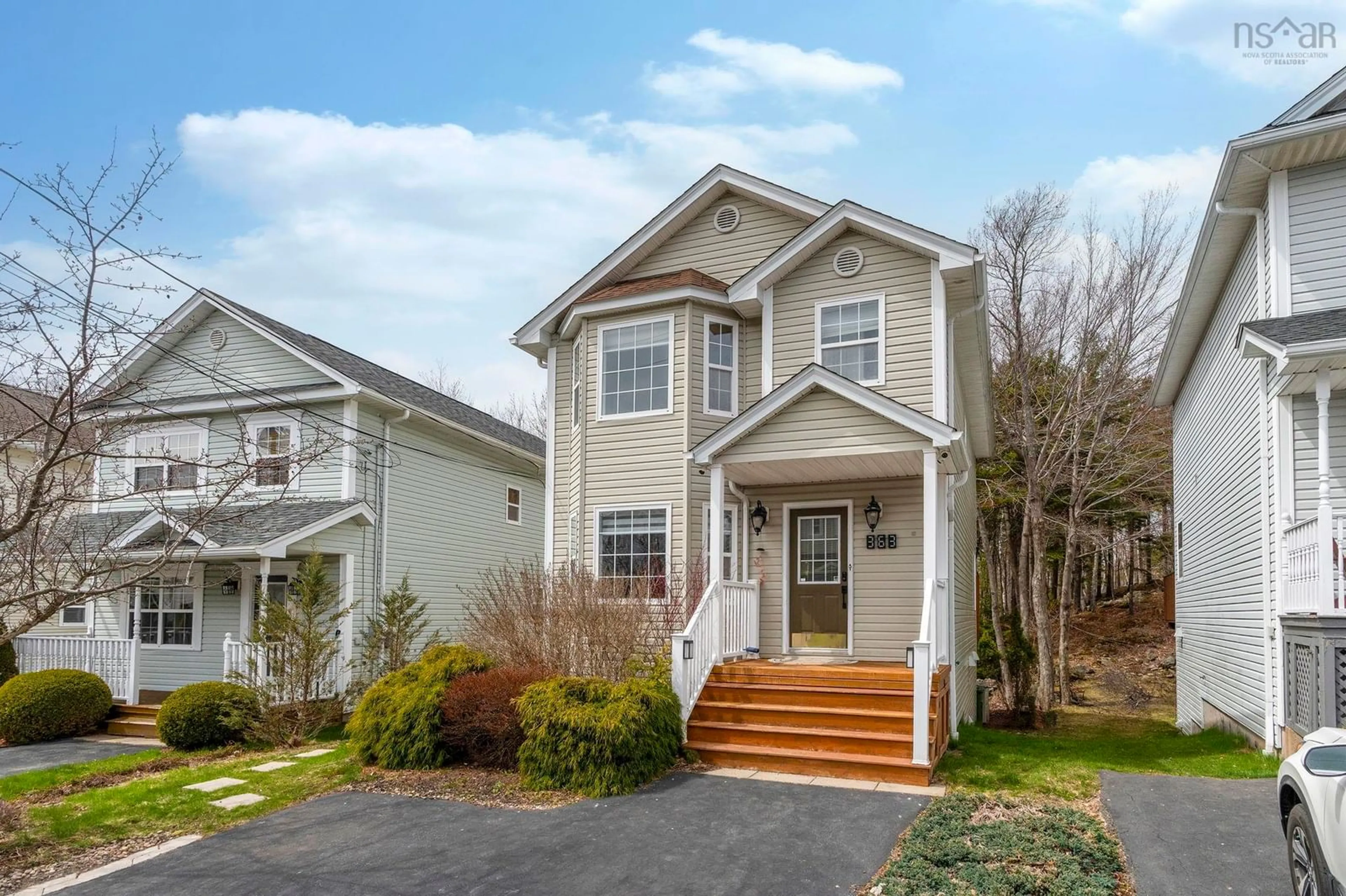Home with vinyl exterior material, street for 363 Oceanview Dr, Bedford Nova Scotia B4A 4H5
