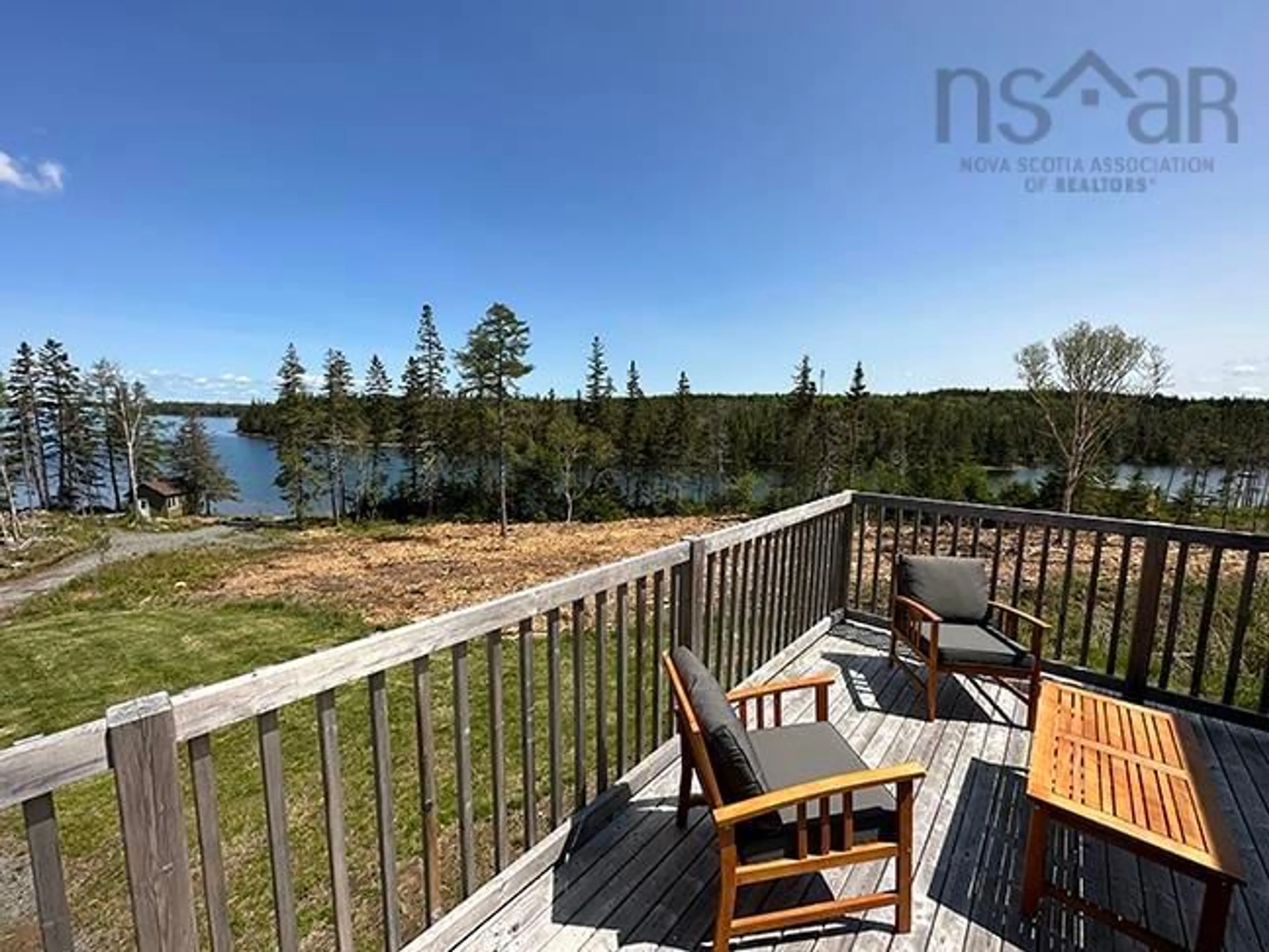 Patio, water/lake/river/ocean view for 1589 Corbetts Cove Rd, Barra Head Nova Scotia B0E 3B0