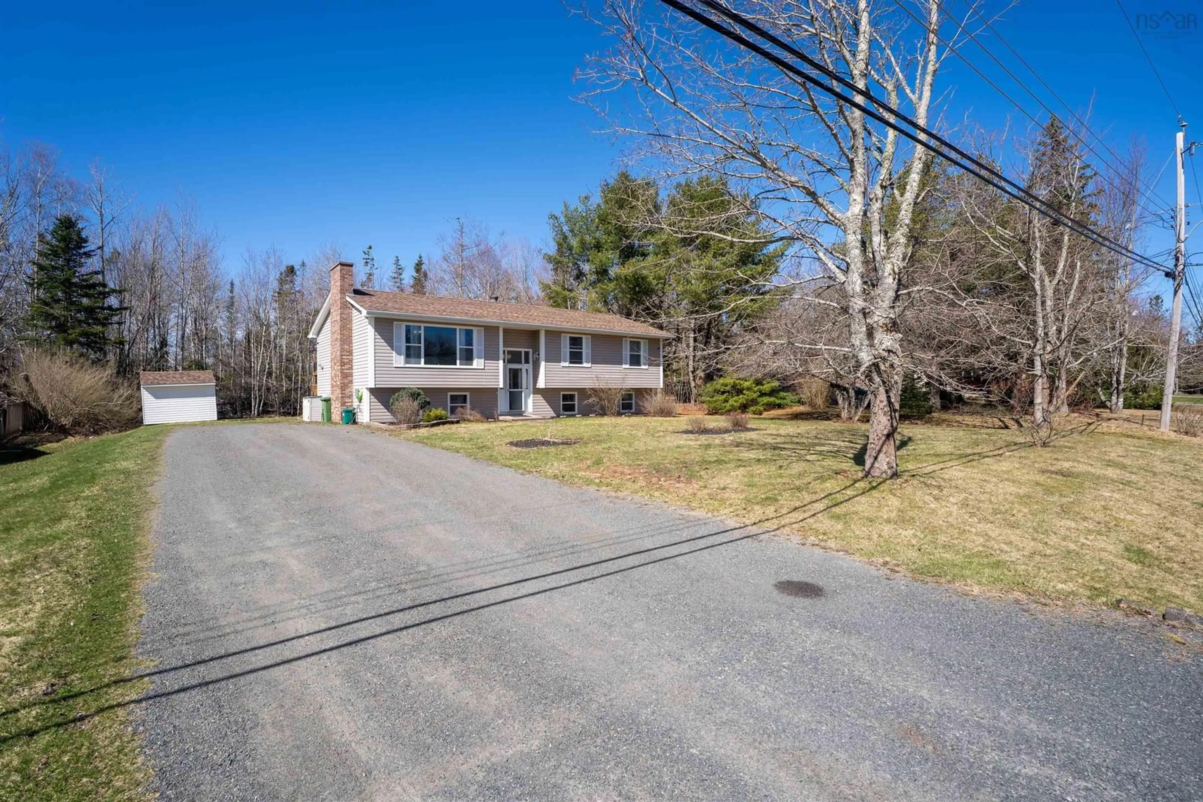 A pic from outside/outdoor area/front of a property/back of a property/a pic from drone, street for 23 Raven Rd, Valley Nova Scotia B6L 2P8