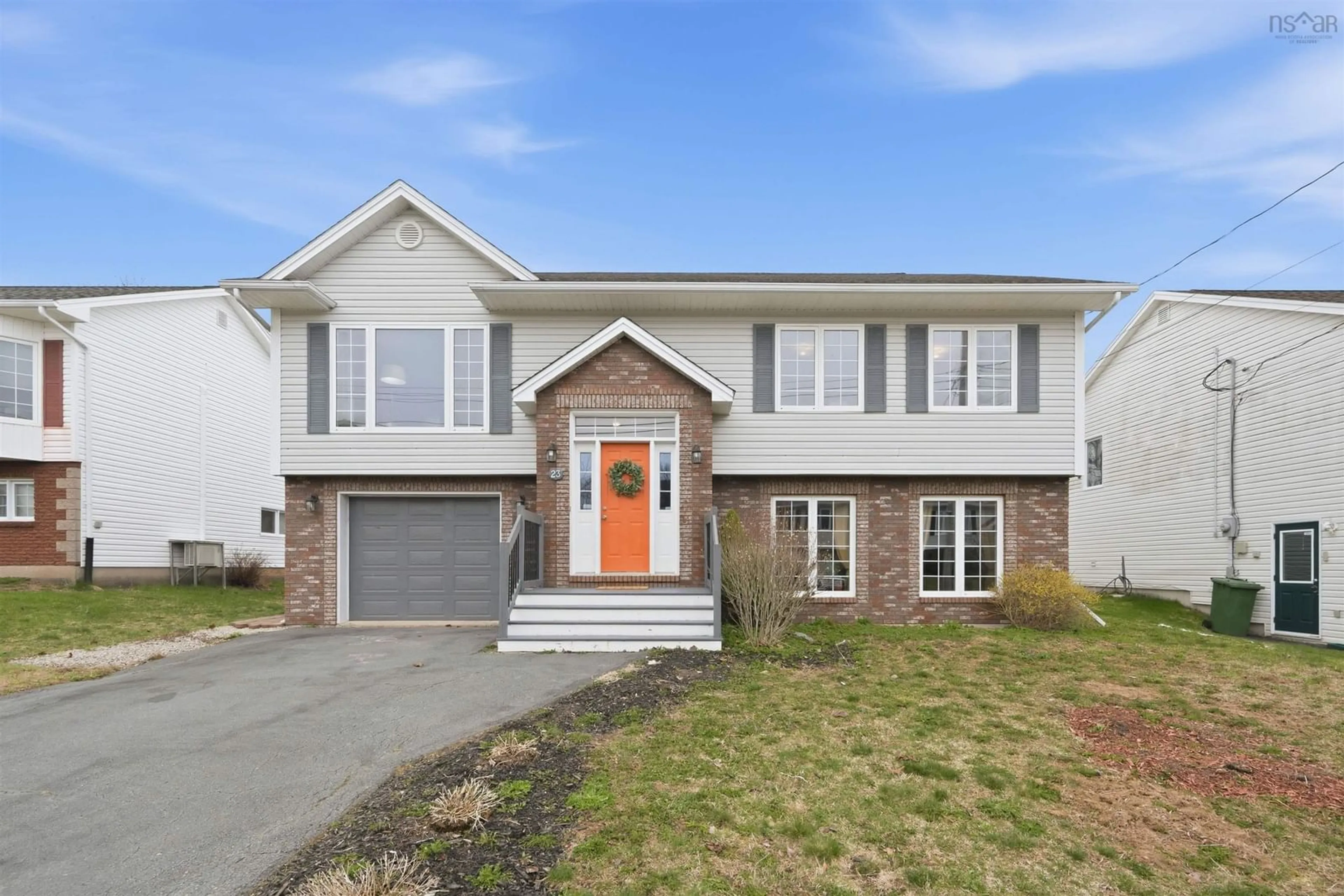 Home with vinyl exterior material, street for 23 Wilton Cres, Colby Village Nova Scotia B2V 2S9