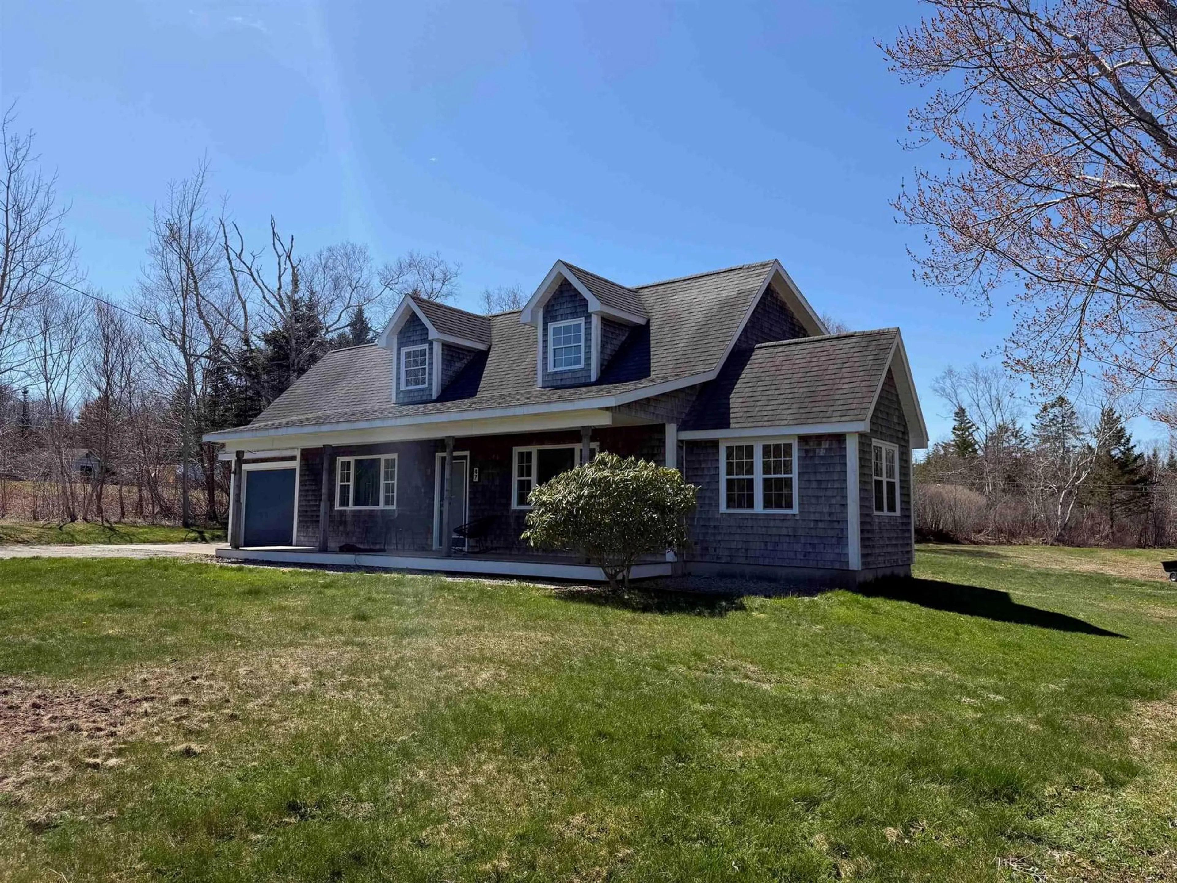 Home with vinyl exterior material, street for 47 Riverdale Dr, Pleasant Lake Nova Scotia B5A 5J8