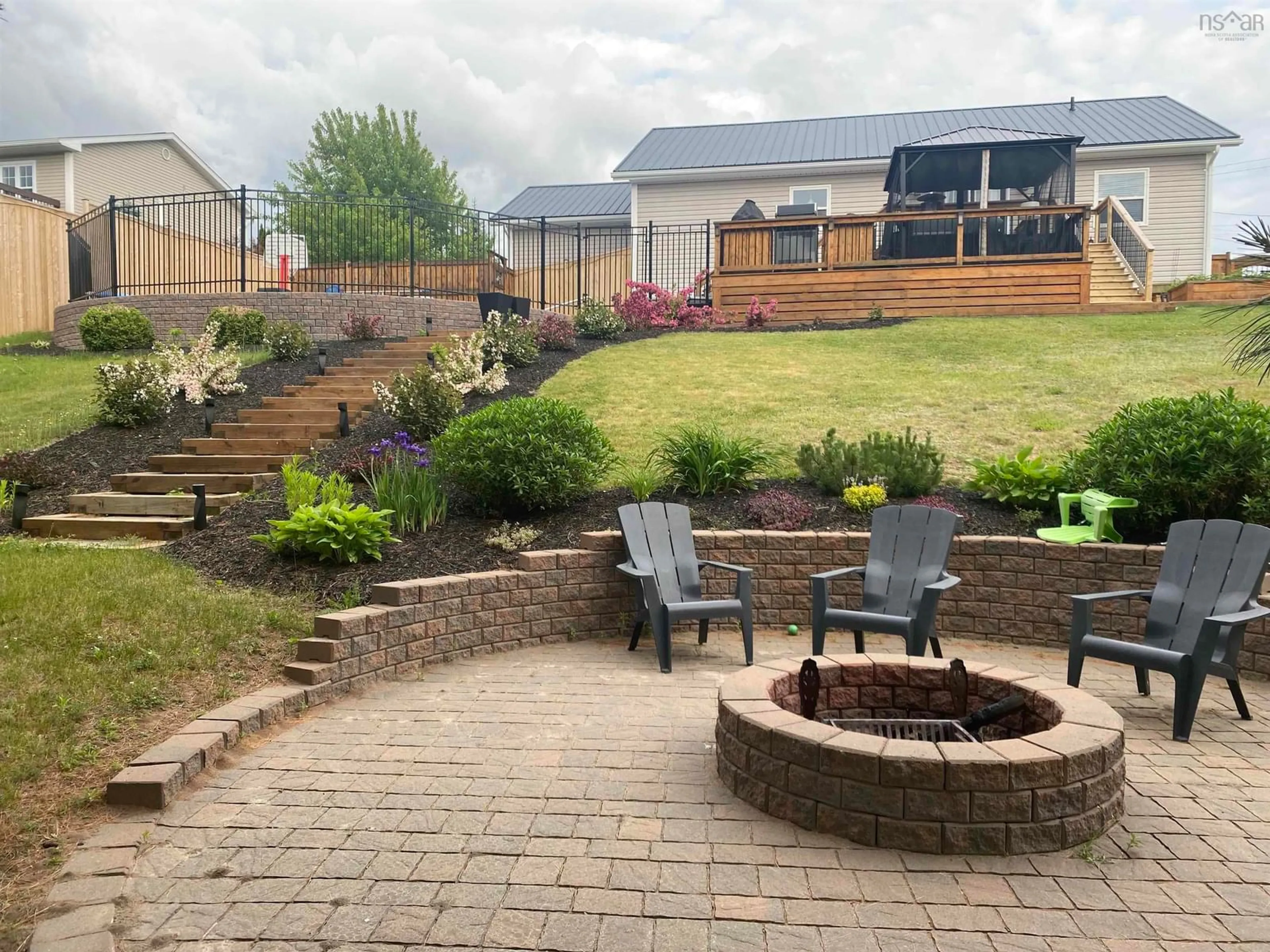 Patio, mountain view for 1857 Acadia Dr, Kingston Nova Scotia B0P 1R0