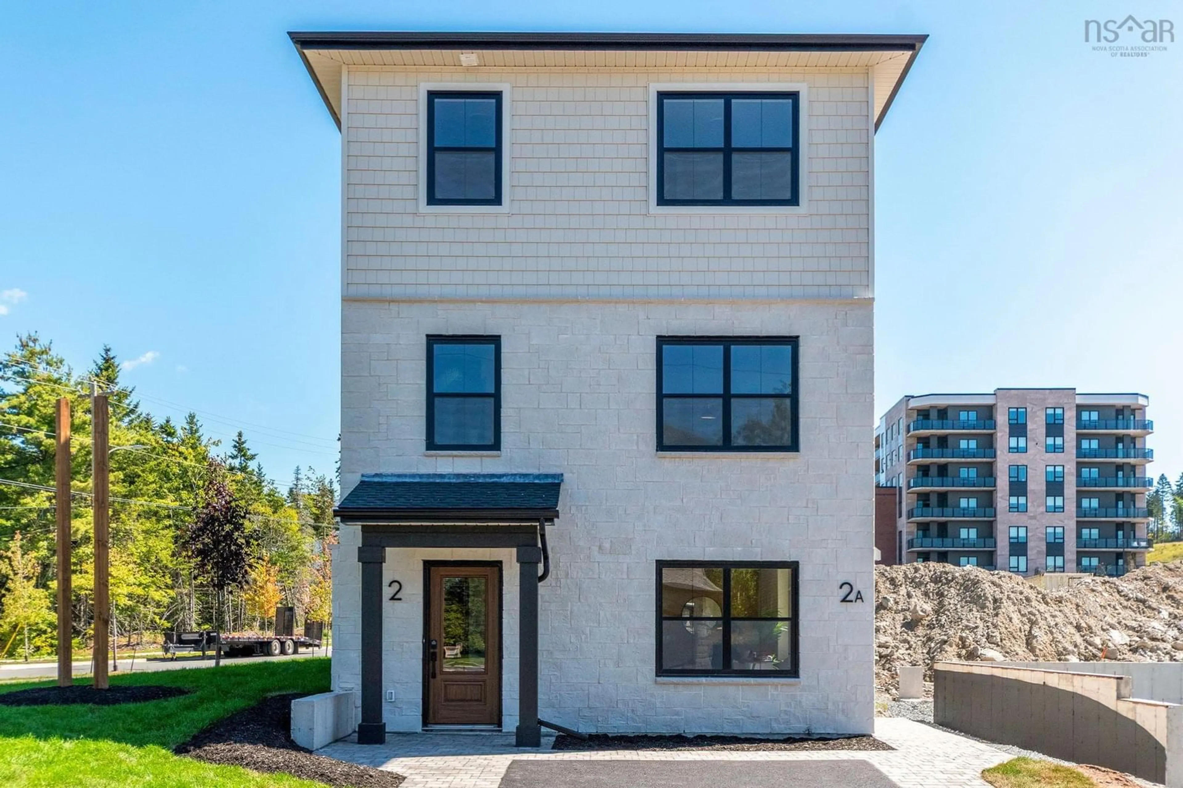 Home with brick exterior material, street for 2 Pearlgarden Close #PC-1, Dartmouth Nova Scotia B2X 0C2