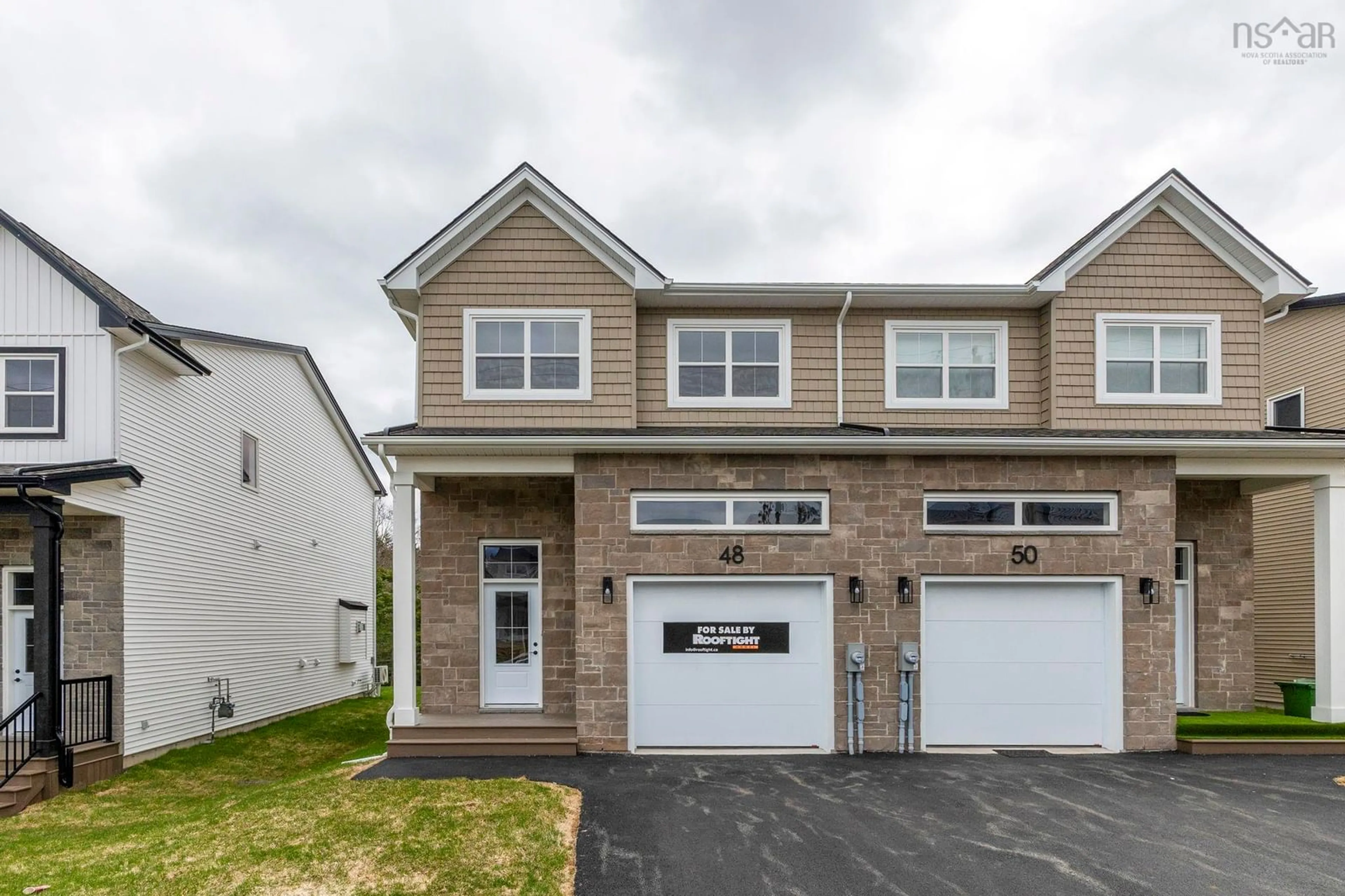 Home with vinyl exterior material, street for 48 Simona Dr #SMD-6A, Dartmouth Nova Scotia B2X 0C9