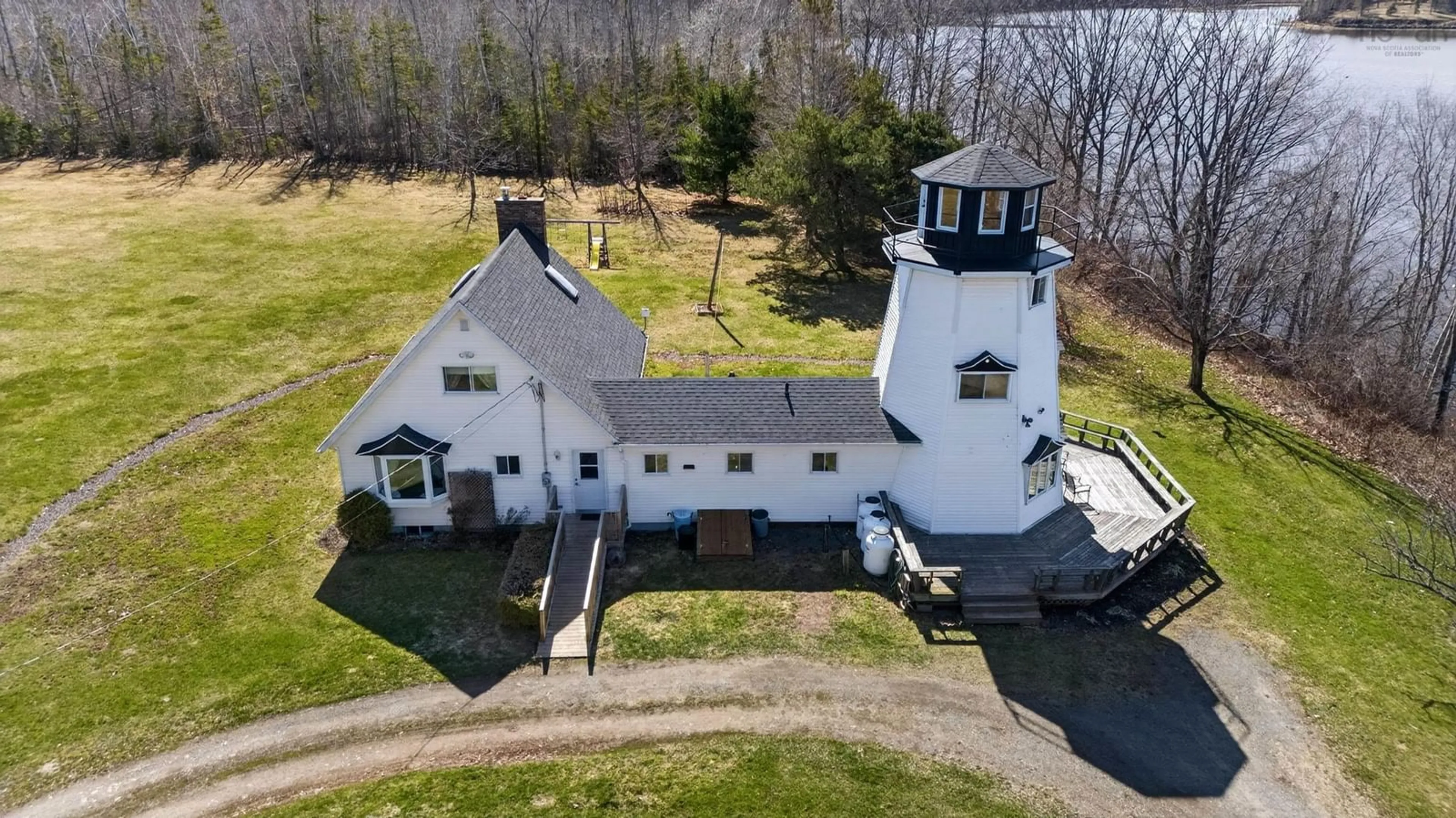 A pic from outside/outdoor area/front of a property/back of a property/a pic from drone, unknown for Sand Point Rd (Plus Two Vacant Lots) #309, Barrachois Nova Scotia B0K 1V0