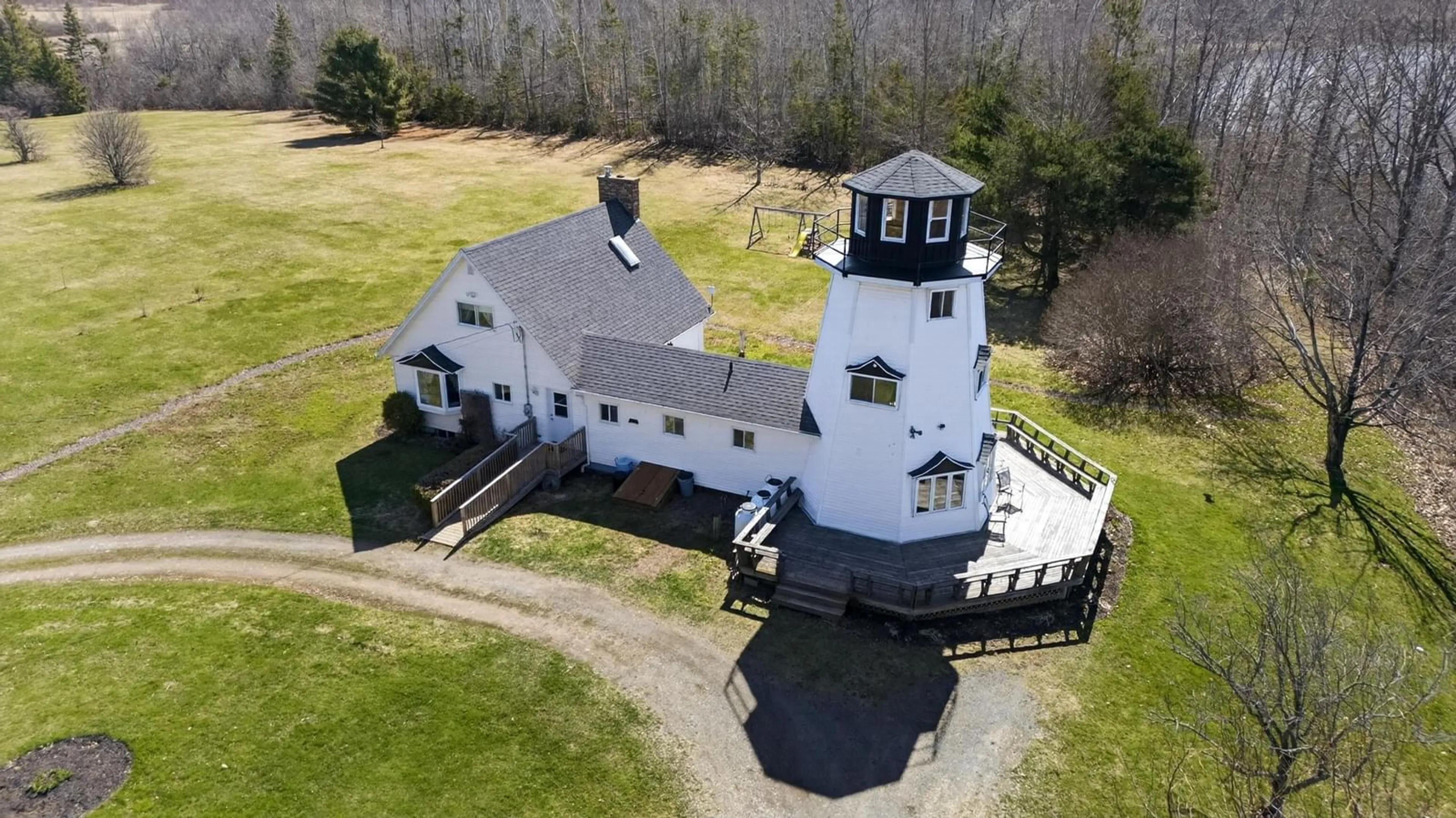 A pic from outside/outdoor area/front of a property/back of a property/a pic from drone, building for Sand Point Rd (Plus Two Vacant Lots) #309, Barrachois Nova Scotia B0K 1V0