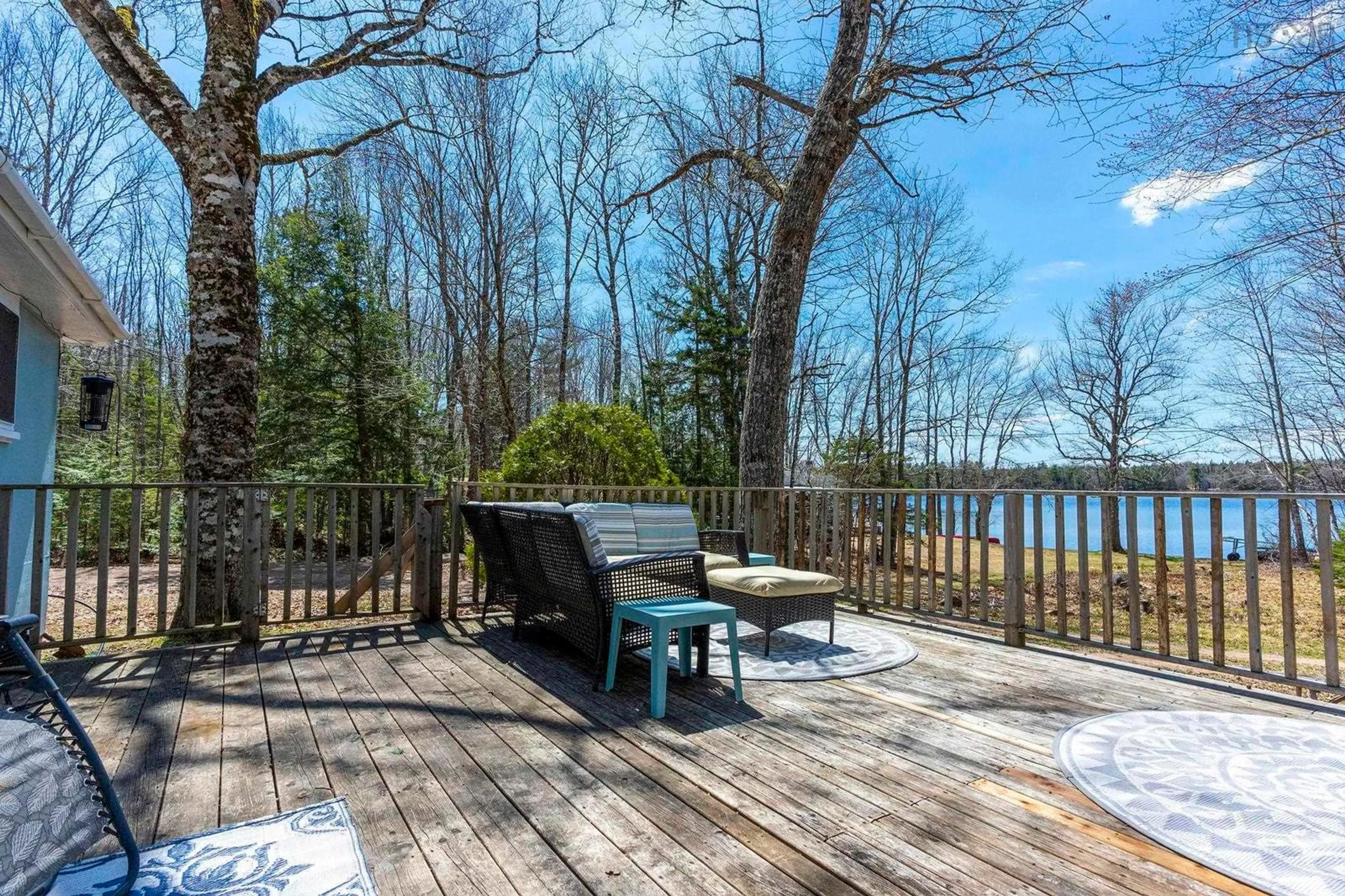 Patio, water/lake/river/ocean view for 214 Lower Sixty Lake Road Rd, Crossburn Nova Scotia B0R 1H0